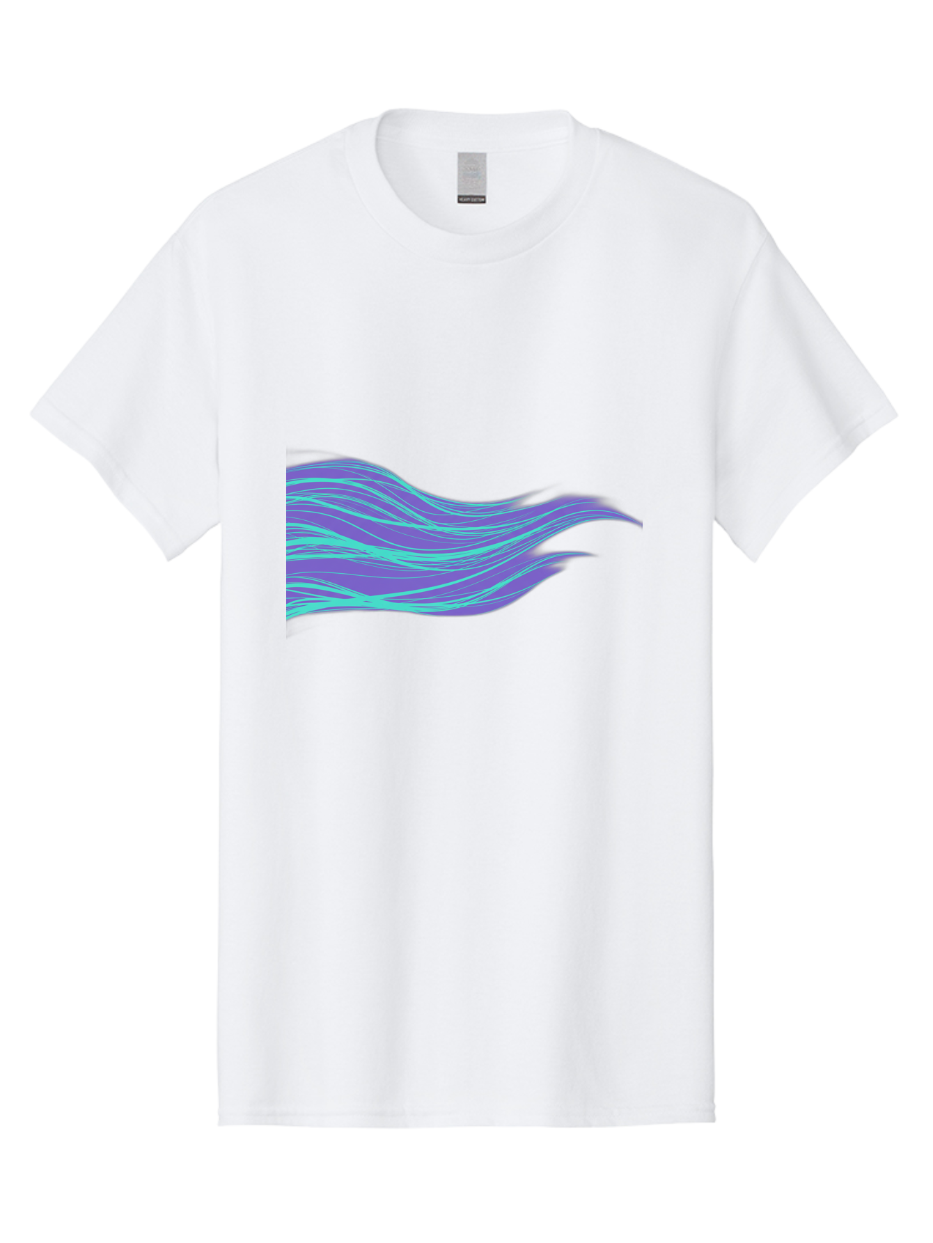 Purple-Wave-Lines Men'S Graphic Tee, 100% Cotton, Comfortable Casual Summer Wear, Machine Washable, Vintage Camera, Old Camera, Antique Camera, Black Camera, Classic Photography, Photography Equipment, Nostalgic Device, Film Camera, Camera Art Bag998 6