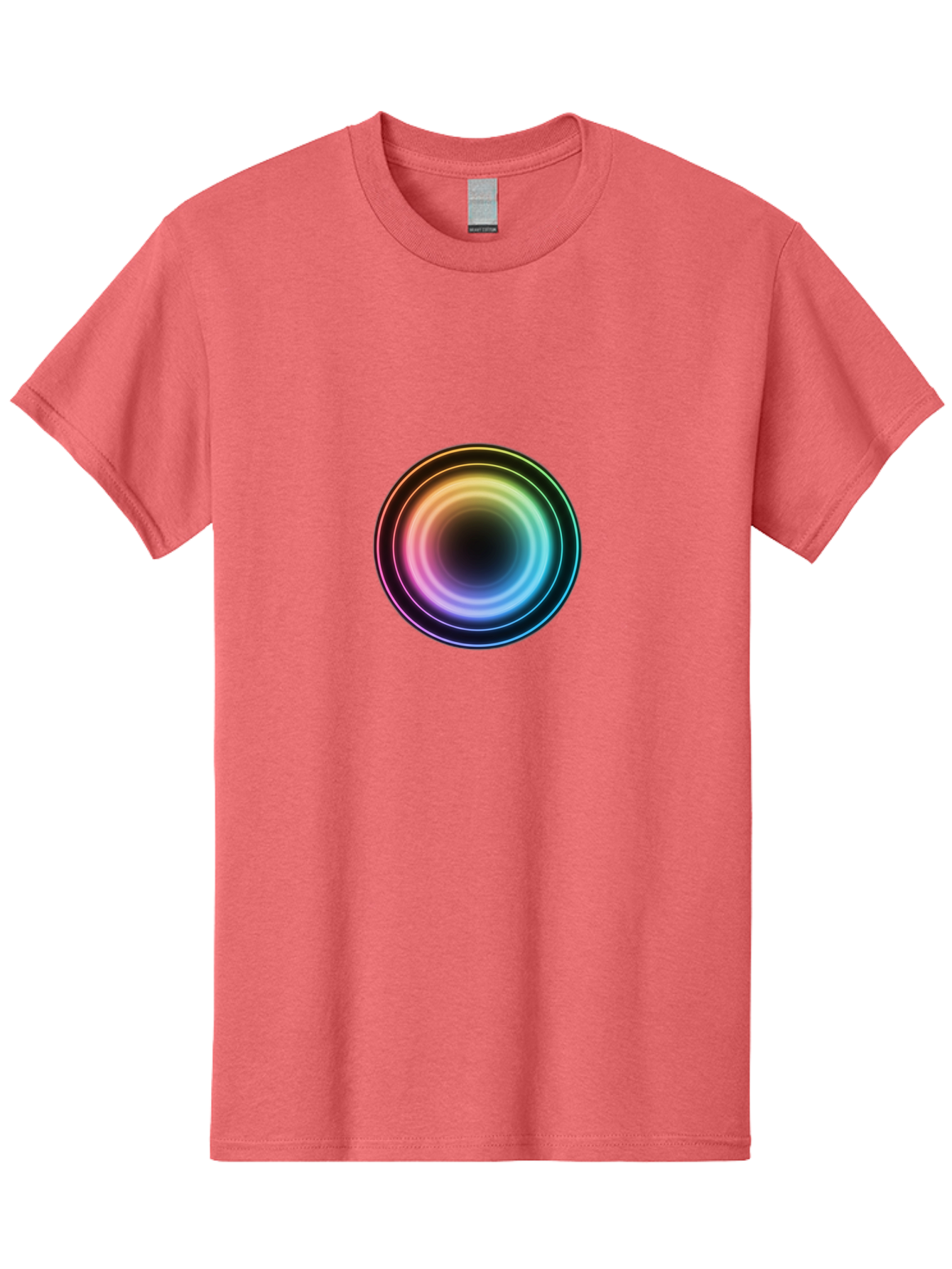 Rainbow-Circle Men'S Graphic Tee, 100% Cotton, Comfortable Casual Summer Wear, Machine Washable, Vintage Camera, Old Camera, Antique Camera, Black Camera, Classic Photography, Photography Equipment, Nostalgic Device, Film Camera, Camera Art Bah005 2