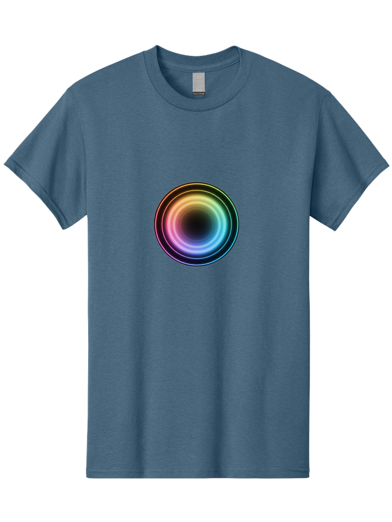 Rainbow-Circle Men'S Graphic Tee, 100% Cotton, Comfortable Casual Summer Wear, Machine Washable, Vintage Camera, Old Camera, Antique Camera, Black Camera, Classic Photography, Photography Equipment, Nostalgic Device, Film Camera, Camera Art Bah005 13