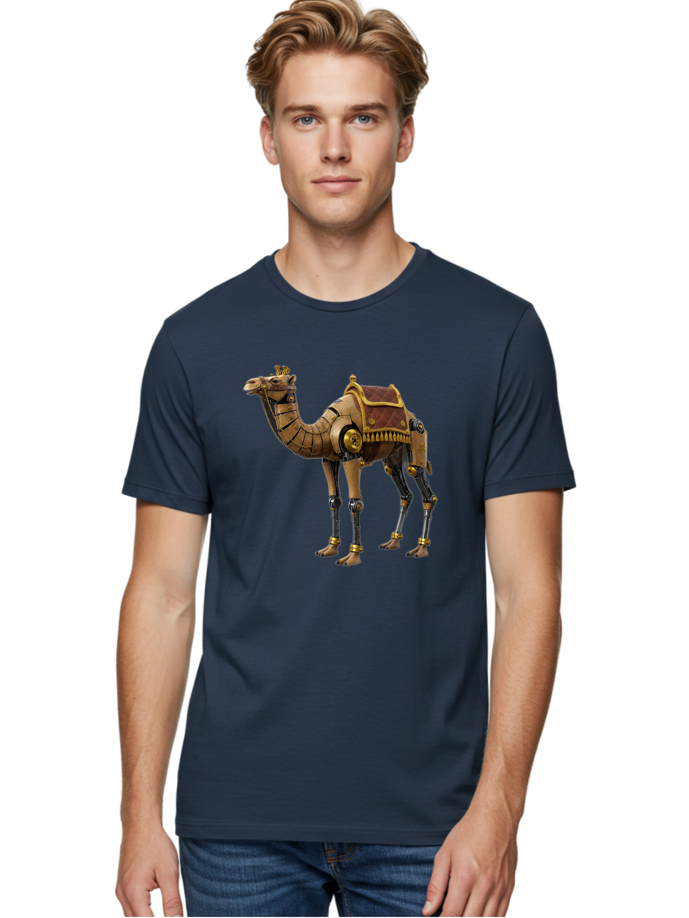 Robo-Camel Men'S Graphic Tee, 100% Cotton, Comfortable Casual Summer Wear, Machine Washable, Vintage Camera, Old Camera, Antique Camera, Black Camera, Classic Photography, Photography Equipment, Nostalgic Device, Film Camera, Camera Art Bah029 21