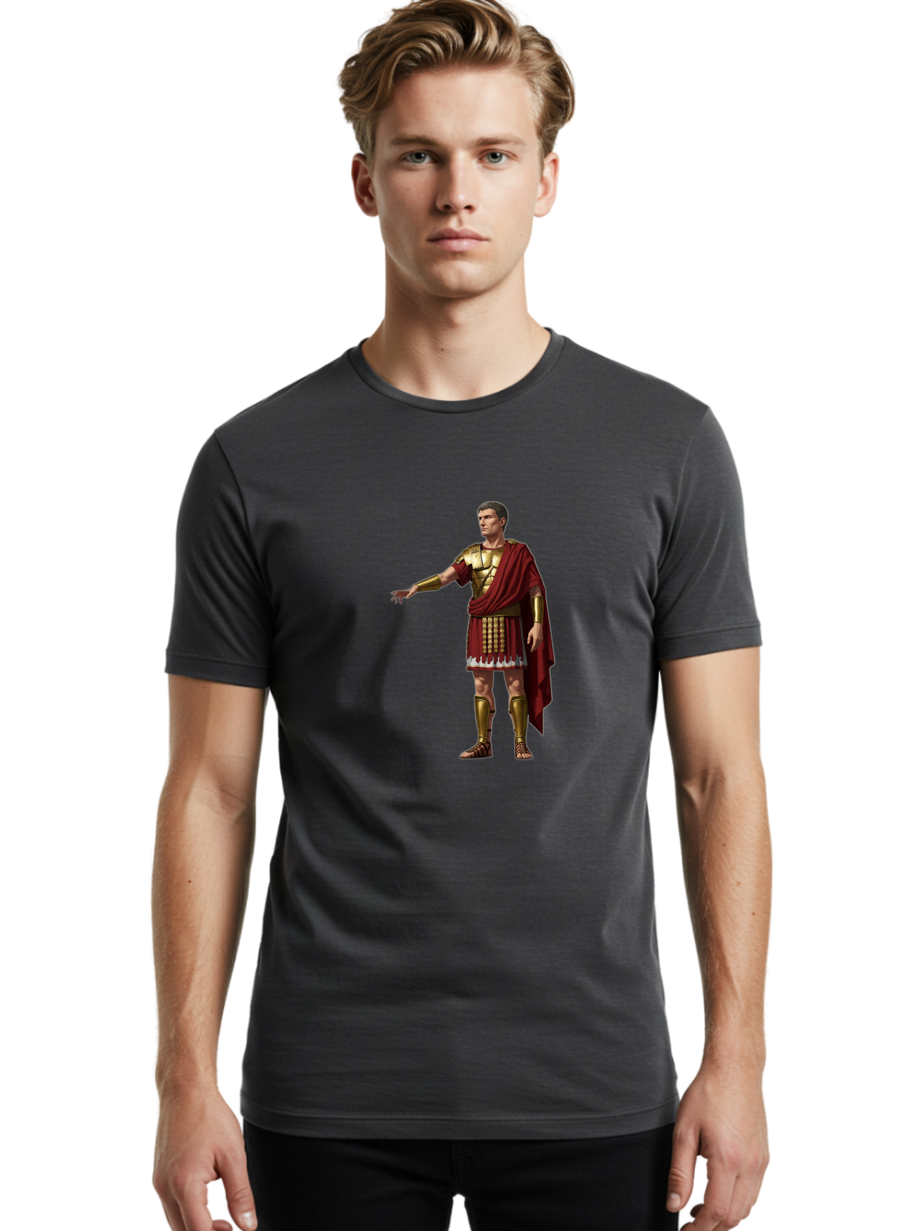 Roman-General Men'S Graphic Tee, 100% Cotton, Comfortable Casual Summer Wear, Machine Washable, Vintage Camera, Old Camera, Antique Camera, Black Camera, Classic Photography, Photography Equipment, Nostalgic Device, Film Camera, Camera Art Bah037 24