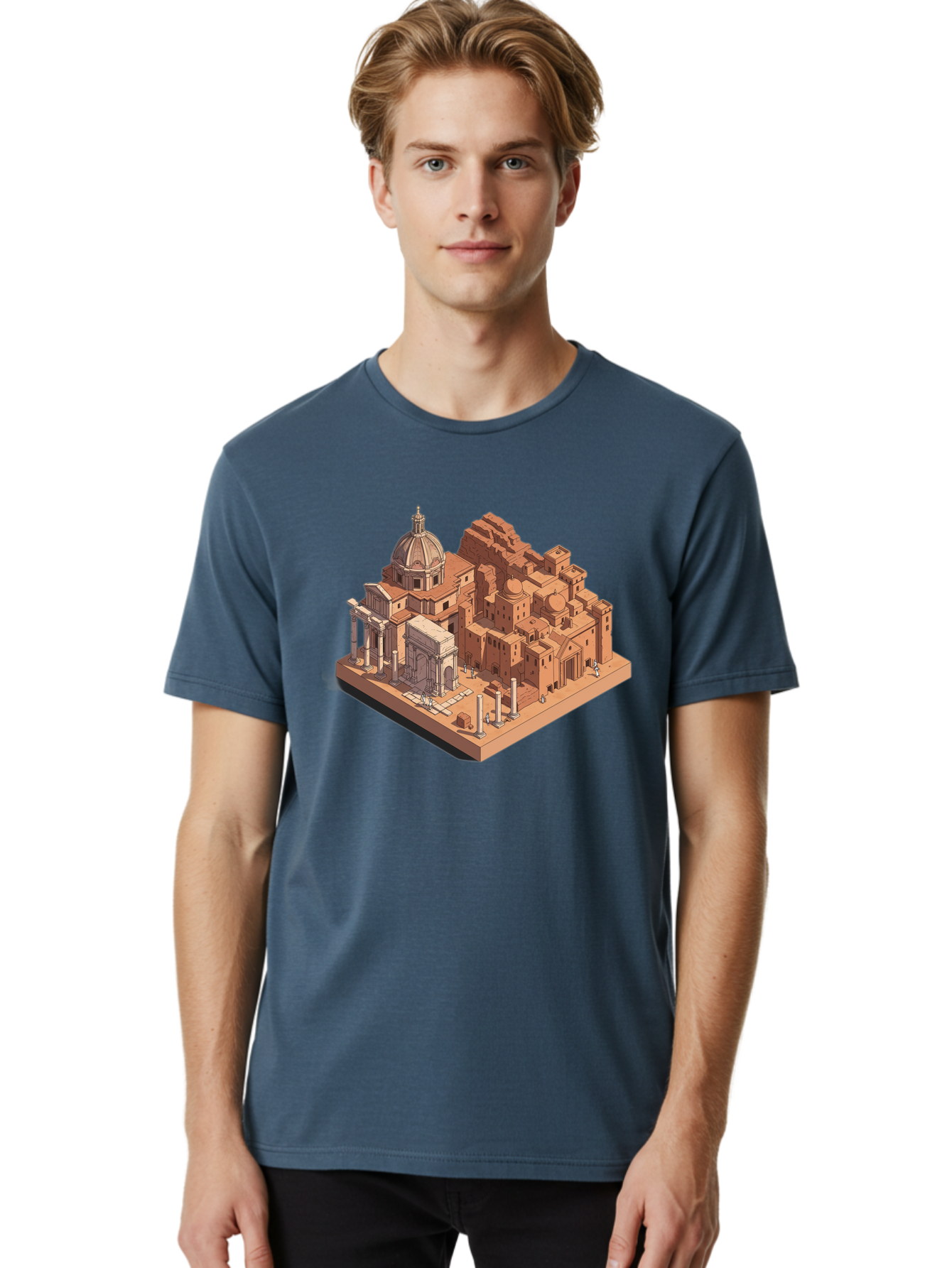 Roman-Ruins Men'S Graphic Tee, 100% Cotton, Comfortable Casual Summer Wear, Machine Washable, Vintage Camera, Old Camera, Antique Camera, Black Camera, Classic Photography, Photography Equipment, Nostalgic Device, Film Camera, Camera Art Bah038 17
