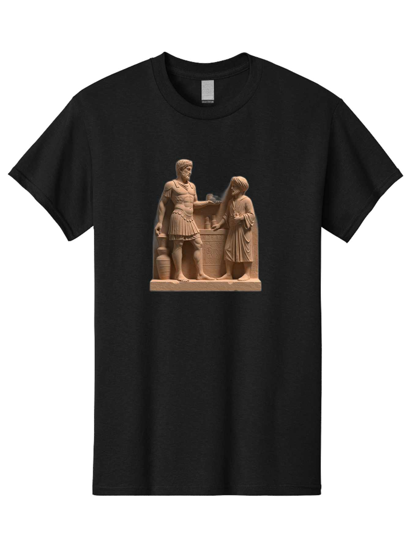 Roman-Soldier-And-Servant Men'S Graphic Tee, 100% Cotton, Comfortable Casual Summer Wear, Machine Washable, Vintage Camera, Old Camera, Antique Camera, Black Camera, Classic Photography, Photography Equipment, Nostalgic Device, Film Camera, Bah039 6