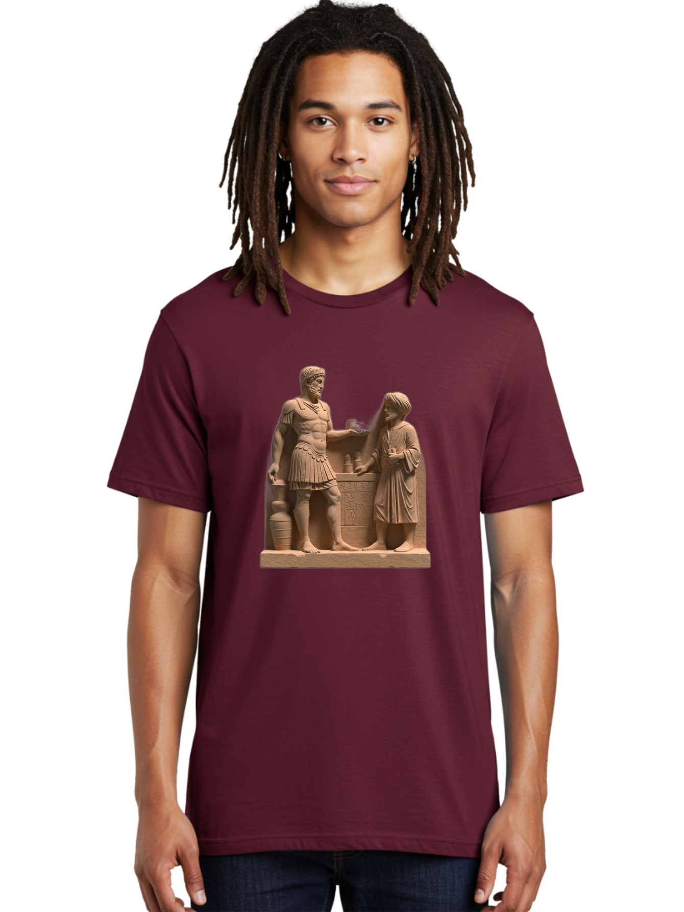Roman-Soldier-And-Servant Men'S Graphic Tee, 100% Cotton, Comfortable Casual Summer Wear, Machine Washable, Vintage Camera, Old Camera, Antique Camera, Black Camera, Classic Photography, Photography Equipment, Nostalgic Device, Film Camera, Bah039 24