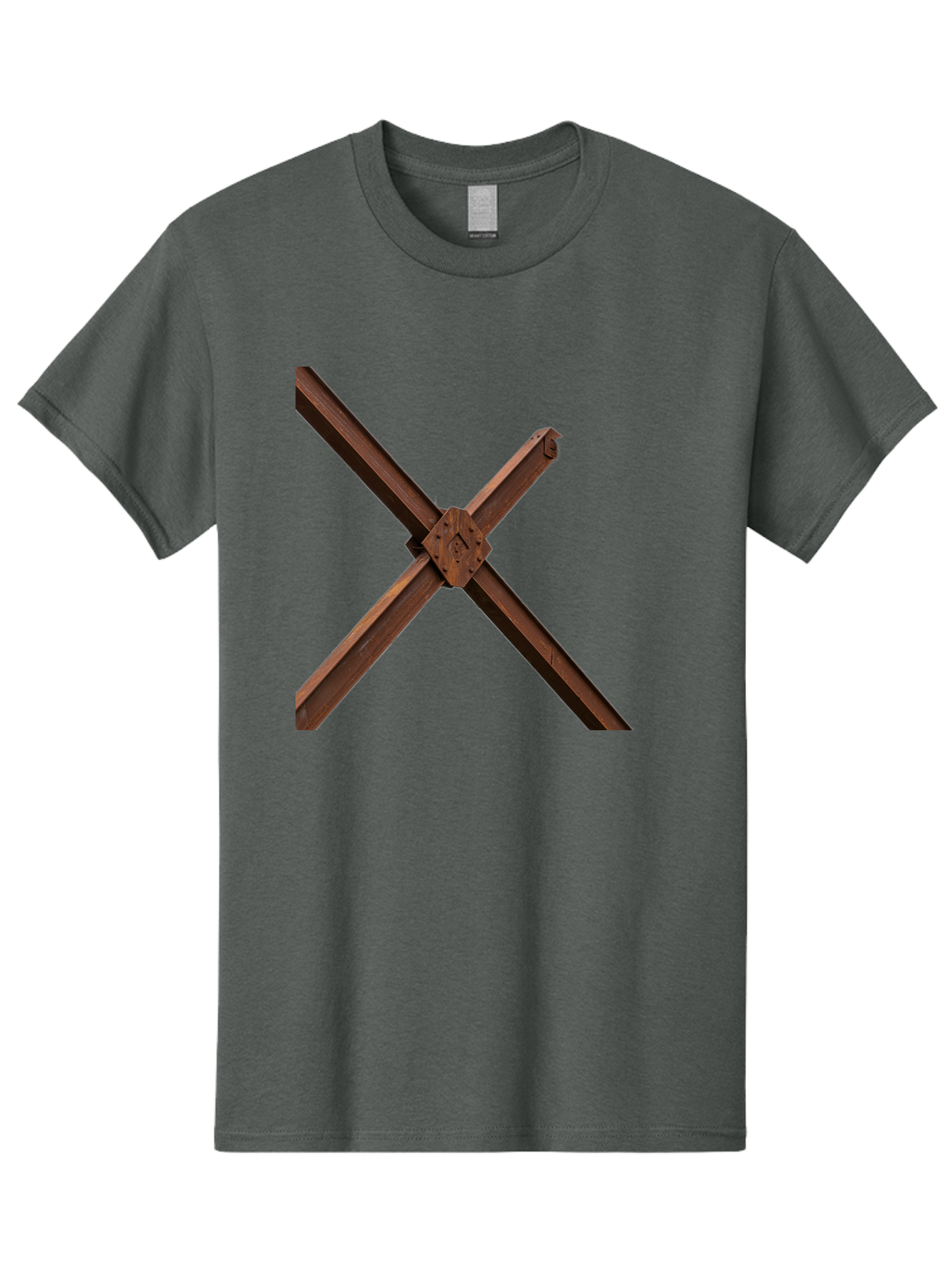 Rustic-Metal-Beams Men'S Graphic Tee, 100% Cotton, Comfortable Casual Summer Wear, Machine Washable, Vintage Camera, Old Camera, Antique Camera, Black Camera, Classic Photography, Photography Equipment, Nostalgic Device, Film Camera, Bah050 13