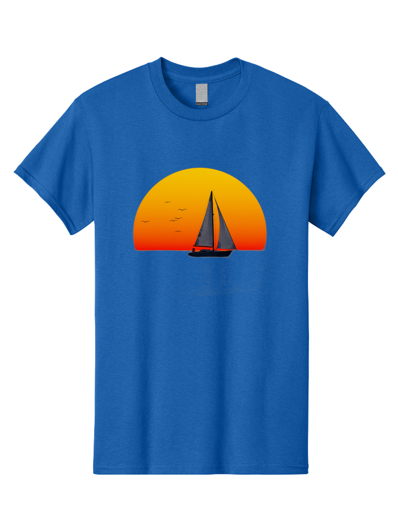 Sailboat-At-Sunset Men'S Graphic Tee, 100% Cotton, Comfortable Casual Summer Wear, Machine Washable, Vintage Camera, Old Camera, Antique Camera, Black Camera, Classic Photography, Photography Equipment, Nostalgic Device, Film Camera, Bah055 9