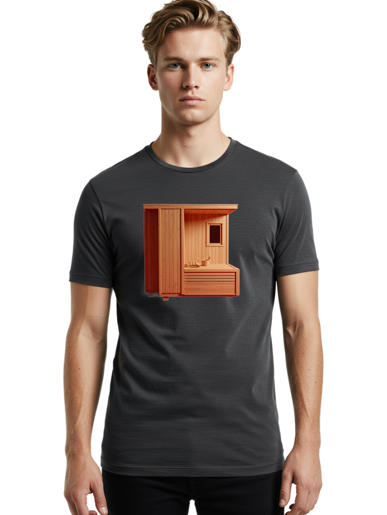 Sauna-Room Men'S Graphic Tee, 100% Cotton, Comfortable Casual Summer Wear, Machine Washable, Vintage Camera, Old Camera, Antique Camera, Black Camera, Classic Photography, Photography Equipment, Nostalgic Device, Film Camera, Camera Art Bah068 26
