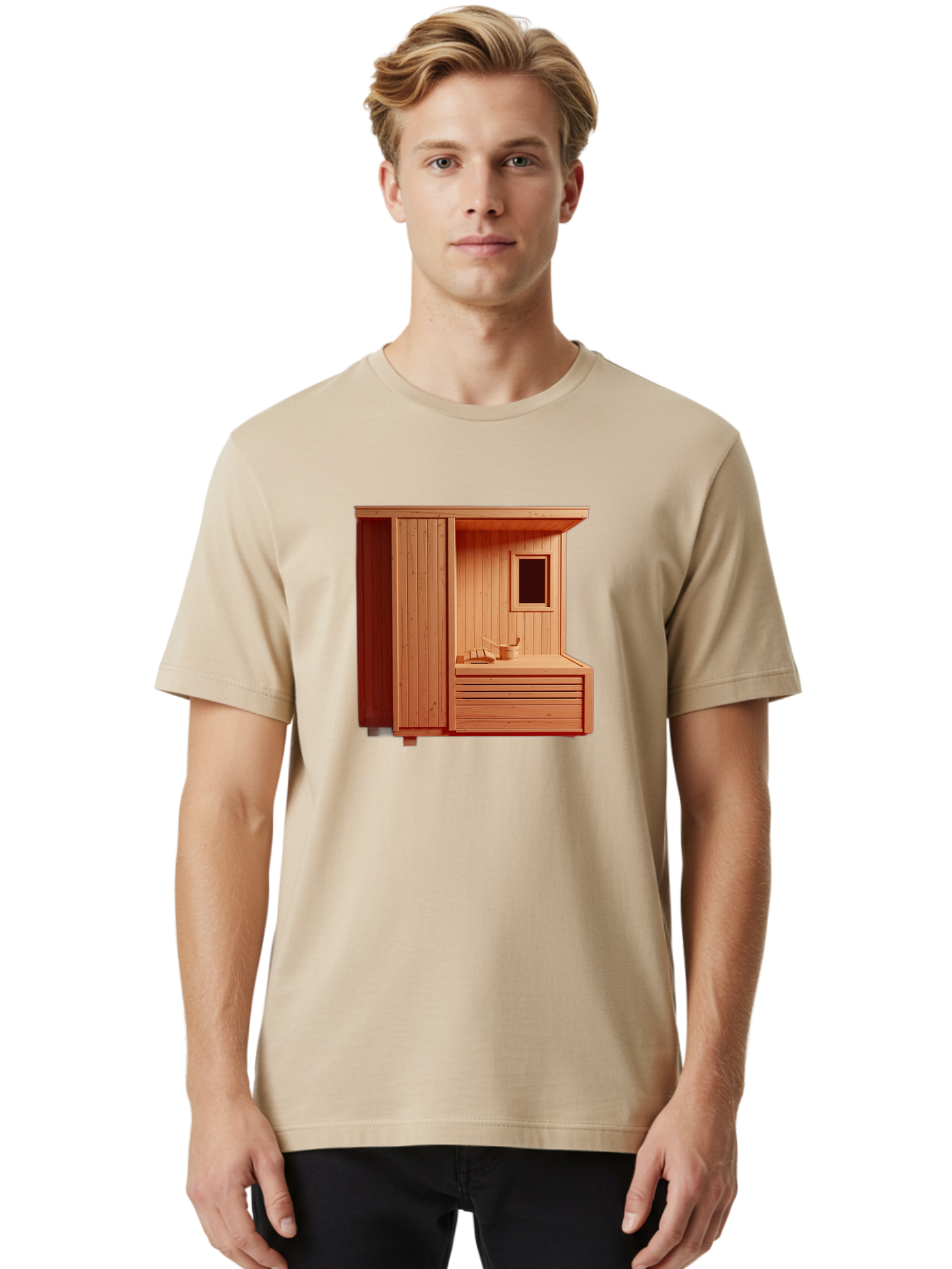 Sauna-Room Men'S Graphic Tee, 100% Cotton, Comfortable Casual Summer Wear, Machine Washable, Vintage Camera, Old Camera, Antique Camera, Black Camera, Classic Photography, Photography Equipment, Nostalgic Device, Film Camera, Camera Art Bah068 22