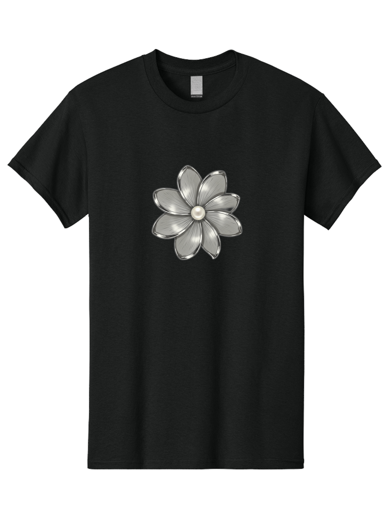 Silver-Flower Men'S Graphic Tee, 100% Cotton, Comfortable Casual Summer Wear, Machine Washable, Vintage Camera, Old Camera, Antique Camera, Black Camera, Classic Photography, Photography Equipment, Nostalgic Device, Film Camera, Camera Art Bah112 6