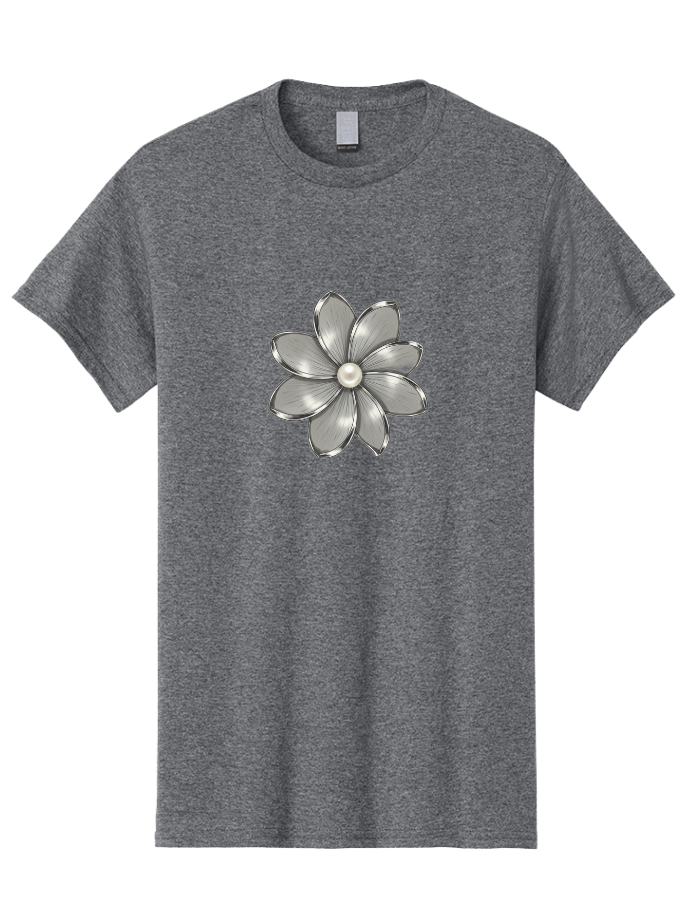Silver-Flower Men'S Graphic Tee, 100% Cotton, Comfortable Casual Summer Wear, Machine Washable, Vintage Camera, Old Camera, Antique Camera, Black Camera, Classic Photography, Photography Equipment, Nostalgic Device, Film Camera, Camera Art Bah112 15