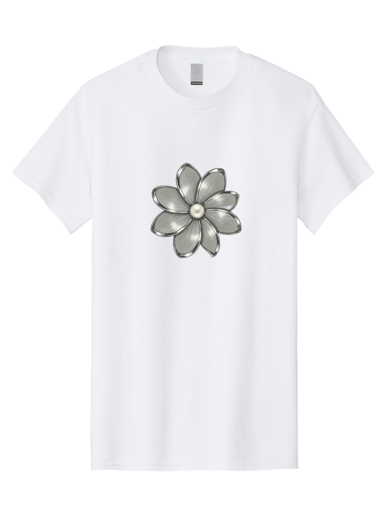 Silver-Flower Men'S Graphic Tee, 100% Cotton, Comfortable Casual Summer Wear, Machine Washable, Vintage Camera, Old Camera, Antique Camera, Black Camera, Classic Photography, Photography Equipment, Nostalgic Device, Film Camera, Camera Art Bah112 10