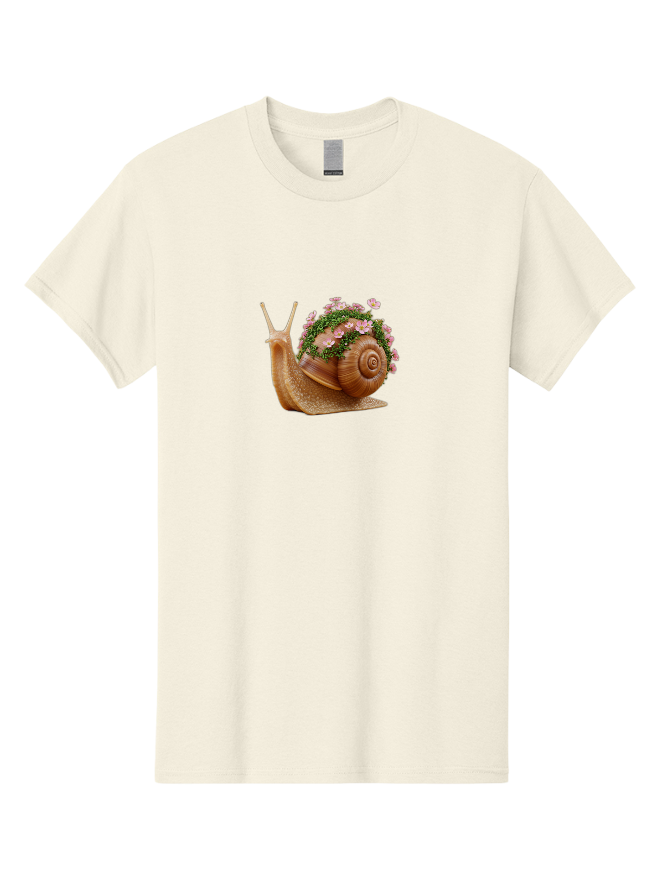 Snail-With-Flowers-2 Men'S Graphic Tee, 100% Cotton, Comfortable Casual Summer Wear, Machine Washable, Vintage Camera, Old Camera, Antique Camera, Black Camera, Classic Photography, Photography Equipment, Nostalgic Device, Film Camera, Bah140 11