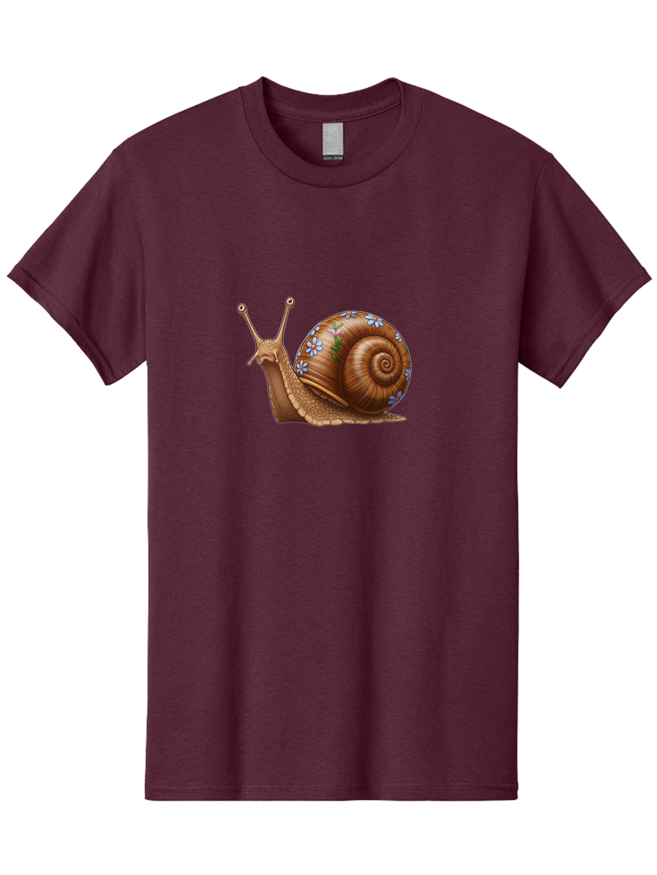 Snail-With-Flowers-3 Men'S Graphic Tee, 100% Cotton, Comfortable Casual Summer Wear, Machine Washable, Vintage Camera, Old Camera, Antique Camera, Black Camera, Classic Photography, Photography Equipment, Nostalgic Device, Film Camera, Bah141 4