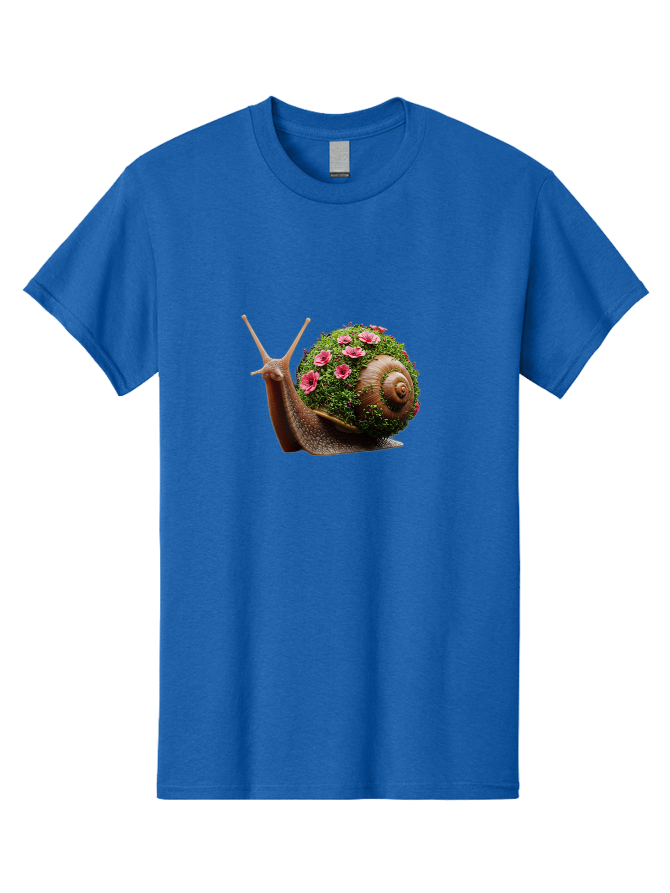 Snail-With-Flowers-6 Men'S Graphic Tee, 100% Cotton, Comfortable Casual Summer Wear, Machine Washable, Vintage Camera, Old Camera, Antique Camera, Black Camera, Classic Photography, Photography Equipment, Nostalgic Device, Film Camera, Bah144 2