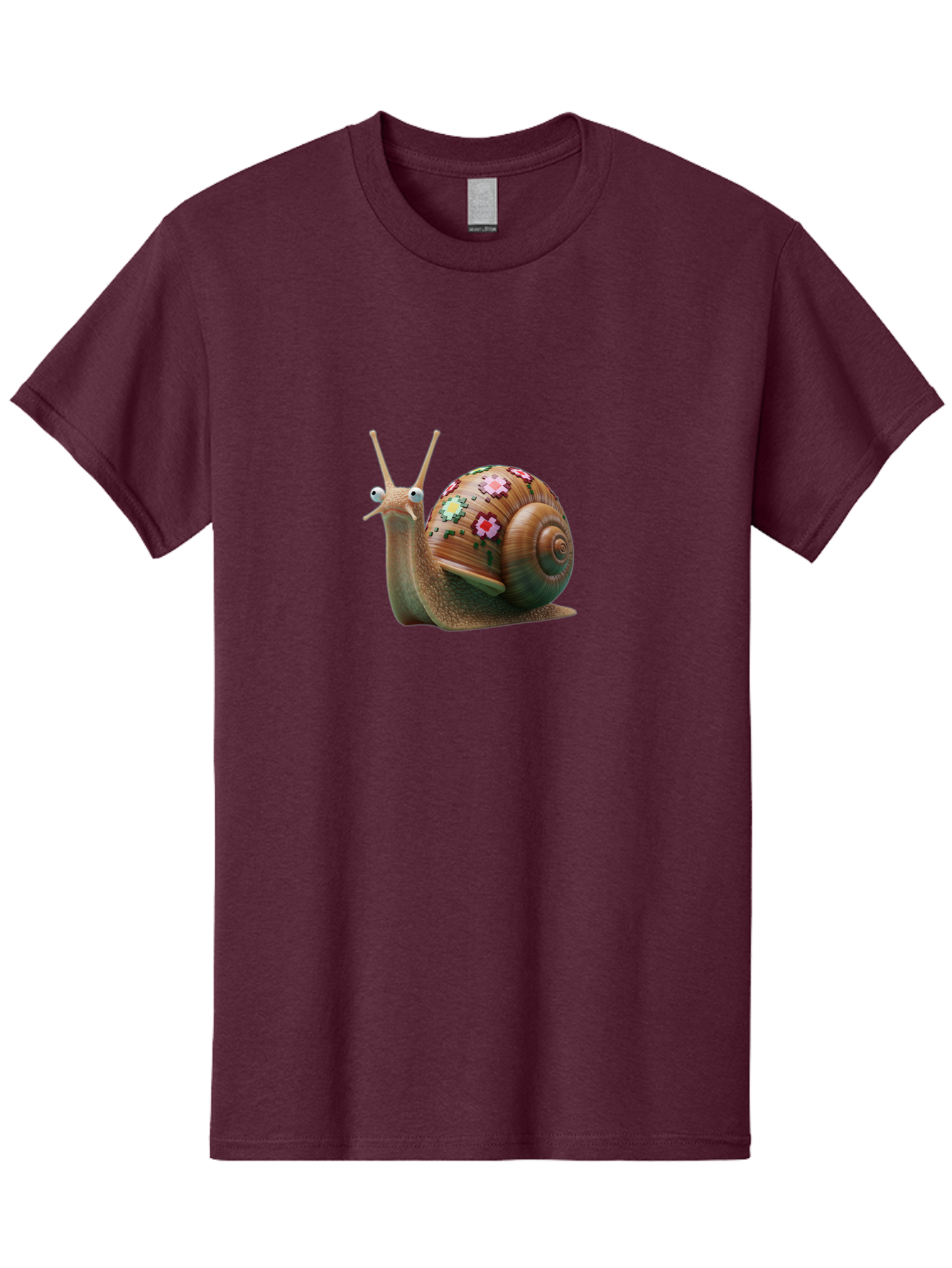 Snail-With-Flowers-7 Men'S Graphic Tee, 100% Cotton, Comfortable Casual Summer Wear, Machine Washable, Vintage Camera, Old Camera, Antique Camera, Black Camera, Classic Photography, Photography Equipment, Nostalgic Device, Film Camera, Bah145 9