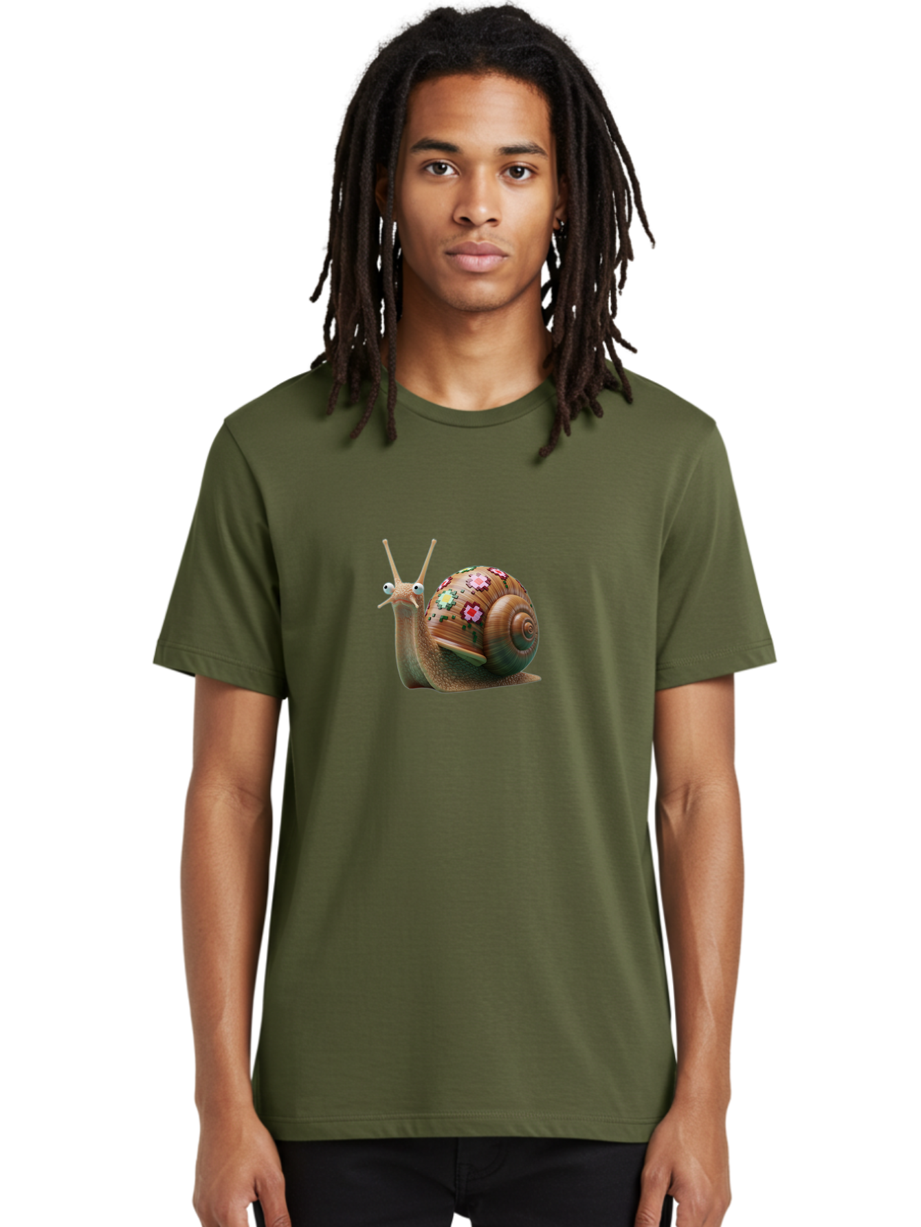 Snail-With-Flowers-7 Men'S Graphic Tee, 100% Cotton, Comfortable Casual Summer Wear, Machine Washable, Vintage Camera, Old Camera, Antique Camera, Black Camera, Classic Photography, Photography Equipment, Nostalgic Device, Film Camera, Bah145 26
