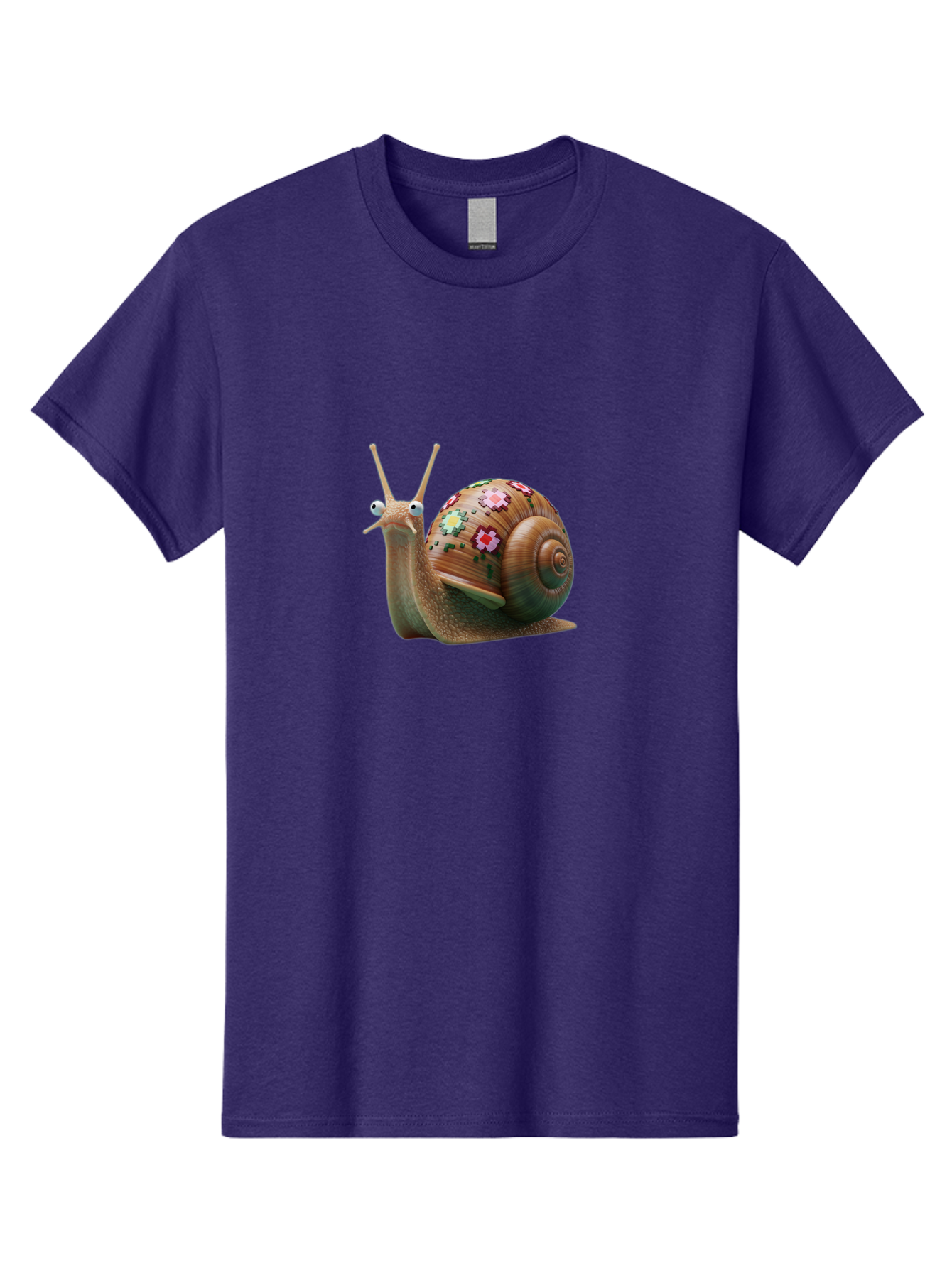 Snail-With-Flowers-7 Men'S Graphic Tee, 100% Cotton, Comfortable Casual Summer Wear, Machine Washable, Vintage Camera, Old Camera, Antique Camera, Black Camera, Classic Photography, Photography Equipment, Nostalgic Device, Film Camera, Bah145 5