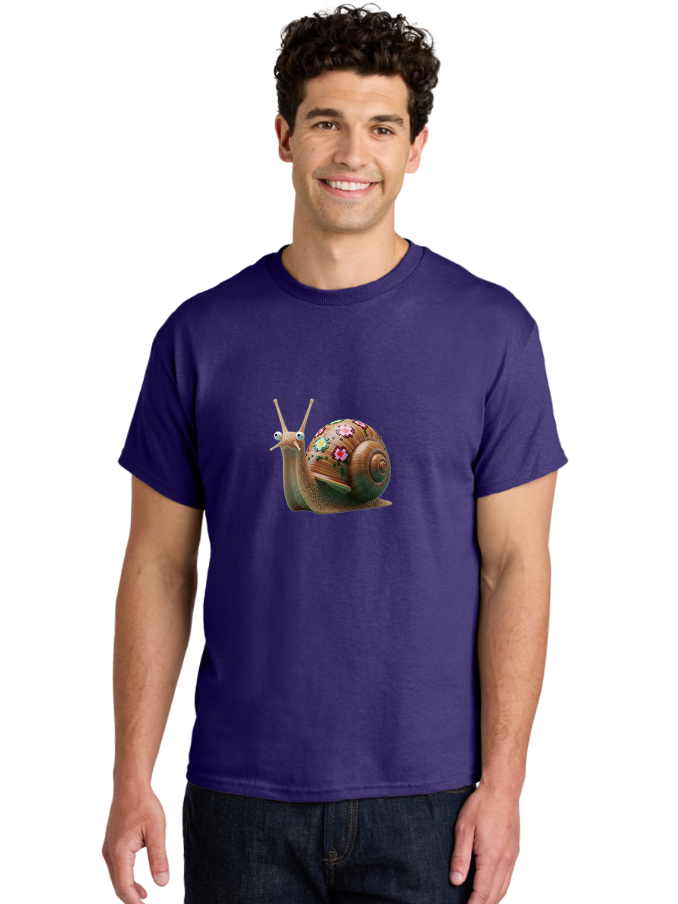 Snail-With-Flowers-7 Men'S Graphic Tee, 100% Cotton, Comfortable Casual Summer Wear, Machine Washable, Vintage Camera, Old Camera, Antique Camera, Black Camera, Classic Photography, Photography Equipment, Nostalgic Device, Film Camera, Bah145 20