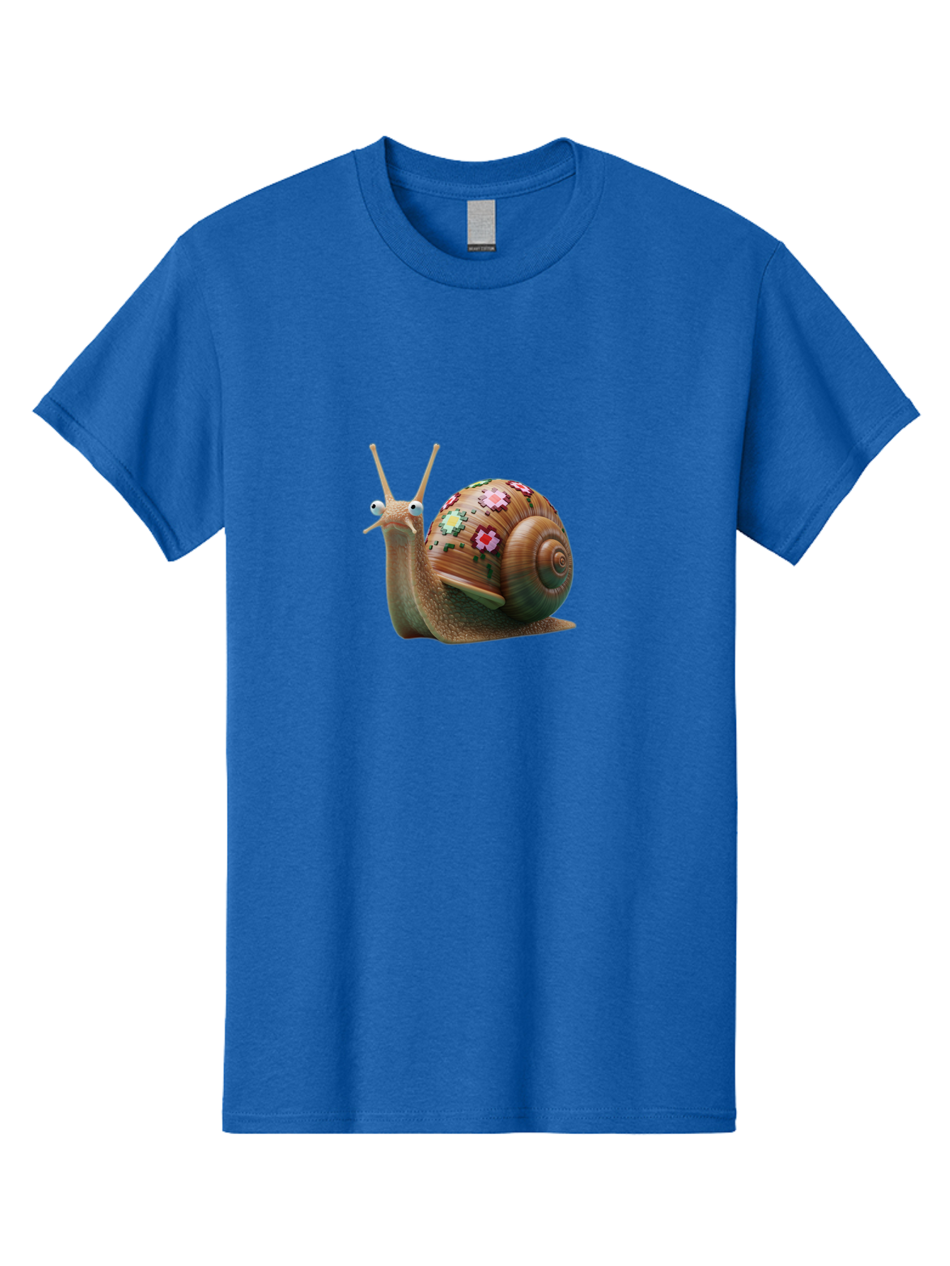 Snail-With-Flowers-7 Men'S Graphic Tee, 100% Cotton, Comfortable Casual Summer Wear, Machine Washable, Vintage Camera, Old Camera, Antique Camera, Black Camera, Classic Photography, Photography Equipment, Nostalgic Device, Film Camera, Bah145 6