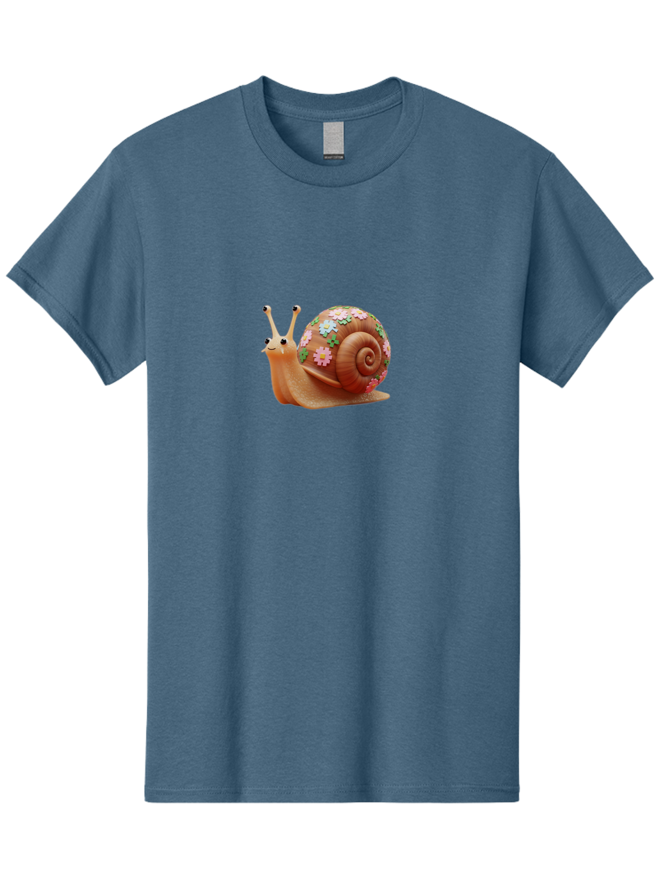 Snail-With-Flowers Men'S Graphic Tee, 100% Cotton, Comfortable Casual Summer Wear, Machine Washable, Vintage Camera, Old Camera, Antique Camera, Black Camera, Classic Photography, Photography Equipment, Nostalgic Device, Film Camera, Bah146 9