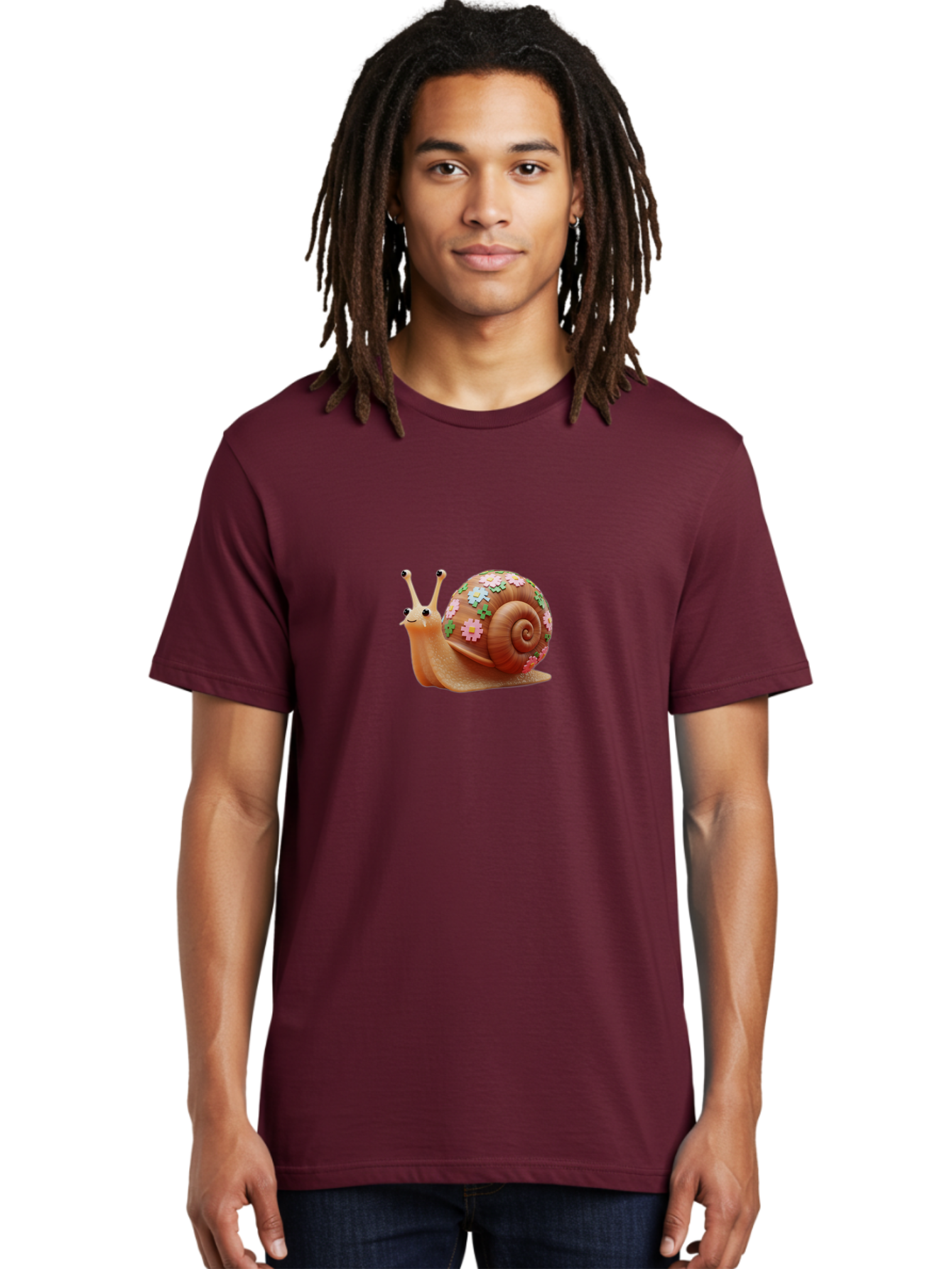 Snail-With-Flowers Men'S Graphic Tee, 100% Cotton, Comfortable Casual Summer Wear, Machine Washable, Vintage Camera, Old Camera, Antique Camera, Black Camera, Classic Photography, Photography Equipment, Nostalgic Device, Film Camera, Bah146 23