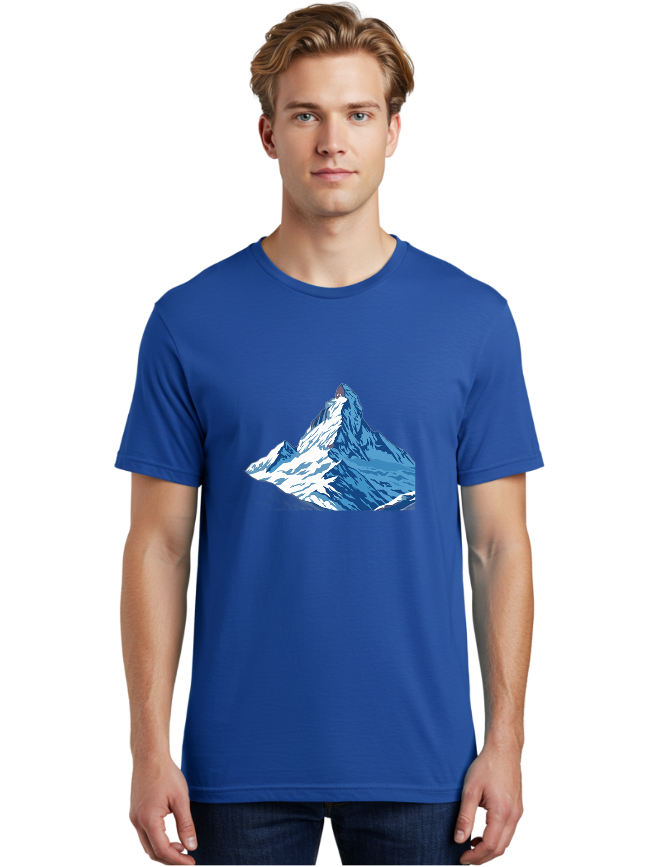Snowy-Mountain-Peak-1 Men'S Graphic Tee, 100% Cotton, Comfortable Casual Summer Wear, Machine Washable, Vintage Camera, Old Camera, Antique Camera, Black Camera, Classic Photography, Photography Equipment, Nostalgic Device, Film Camera, Bah152 22