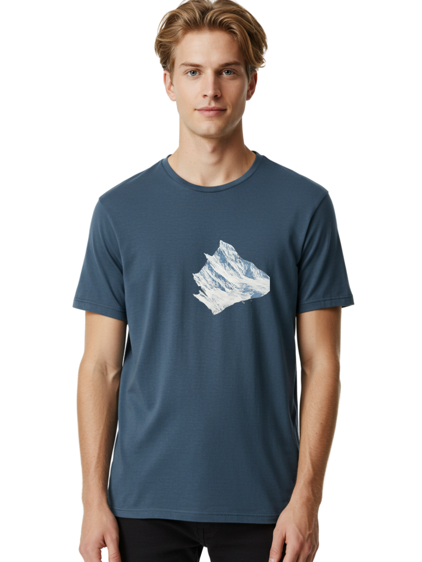 Snowy-Mountain-Peak Men'S Graphic Tee, 100% Cotton, Comfortable Casual Summer Wear, Machine Washable, Vintage Camera, Old Camera, Antique Camera, Black Camera, Classic Photography, Photography Equipment, Nostalgic Device, Film Camera, Bah153 27
