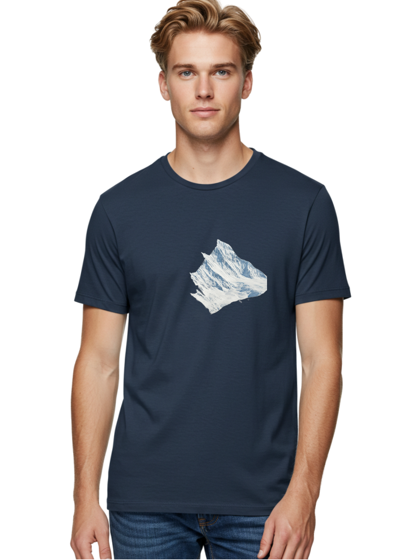 Snowy-Mountain-Peak Men'S Graphic Tee, 100% Cotton, Comfortable Casual Summer Wear, Machine Washable, Vintage Camera, Old Camera, Antique Camera, Black Camera, Classic Photography, Photography Equipment, Nostalgic Device, Film Camera, Bah153 25