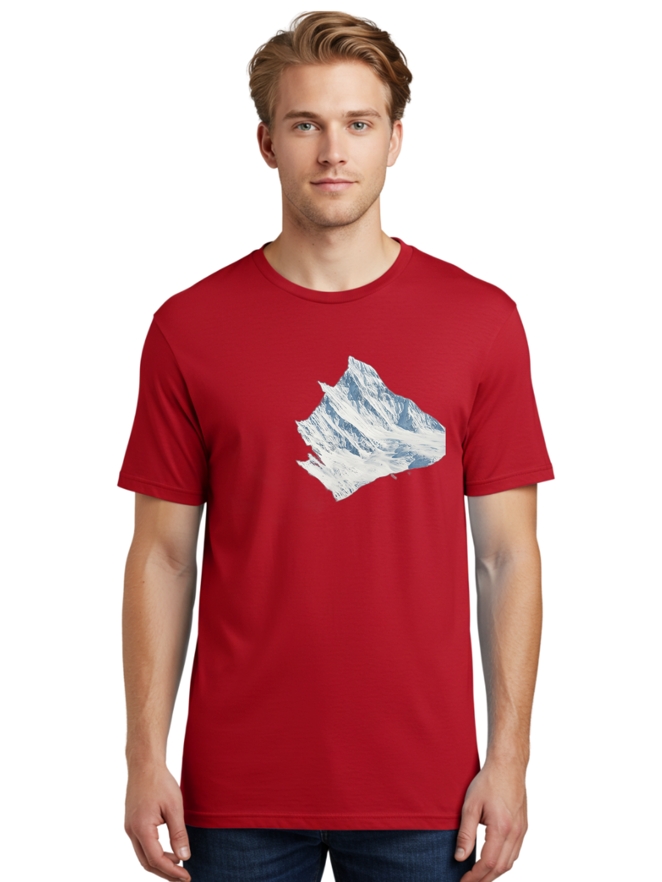 Snowy-Mountain-Peak Men'S Graphic Tee, 100% Cotton, Comfortable Casual Summer Wear, Machine Washable, Vintage Camera, Old Camera, Antique Camera, Black Camera, Classic Photography, Photography Equipment, Nostalgic Device, Film Camera, Bah153 23