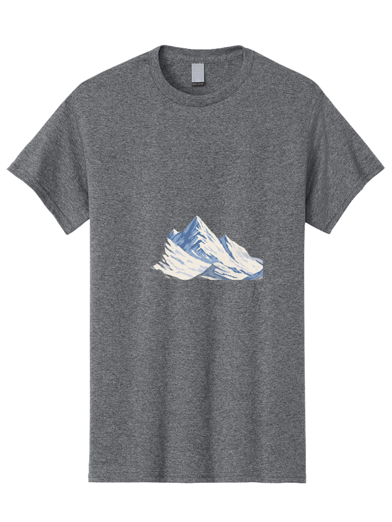 Snowy-Mountain-Peaks-1 Men'S Graphic Tee, 100% Cotton, Comfortable Casual Summer Wear, Machine Washable, Vintage Camera, Old Camera, Antique Camera, Black Camera, Classic Photography, Photography Equipment, Nostalgic Device, Film Camera, Bah154 3