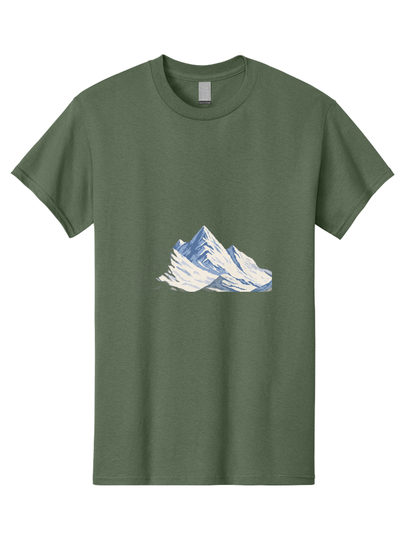 Snowy-Mountain-Peaks-1 Men'S Graphic Tee, 100% Cotton, Comfortable Casual Summer Wear, Machine Washable, Vintage Camera, Old Camera, Antique Camera, Black Camera, Classic Photography, Photography Equipment, Nostalgic Device, Film Camera, Bah154 2
