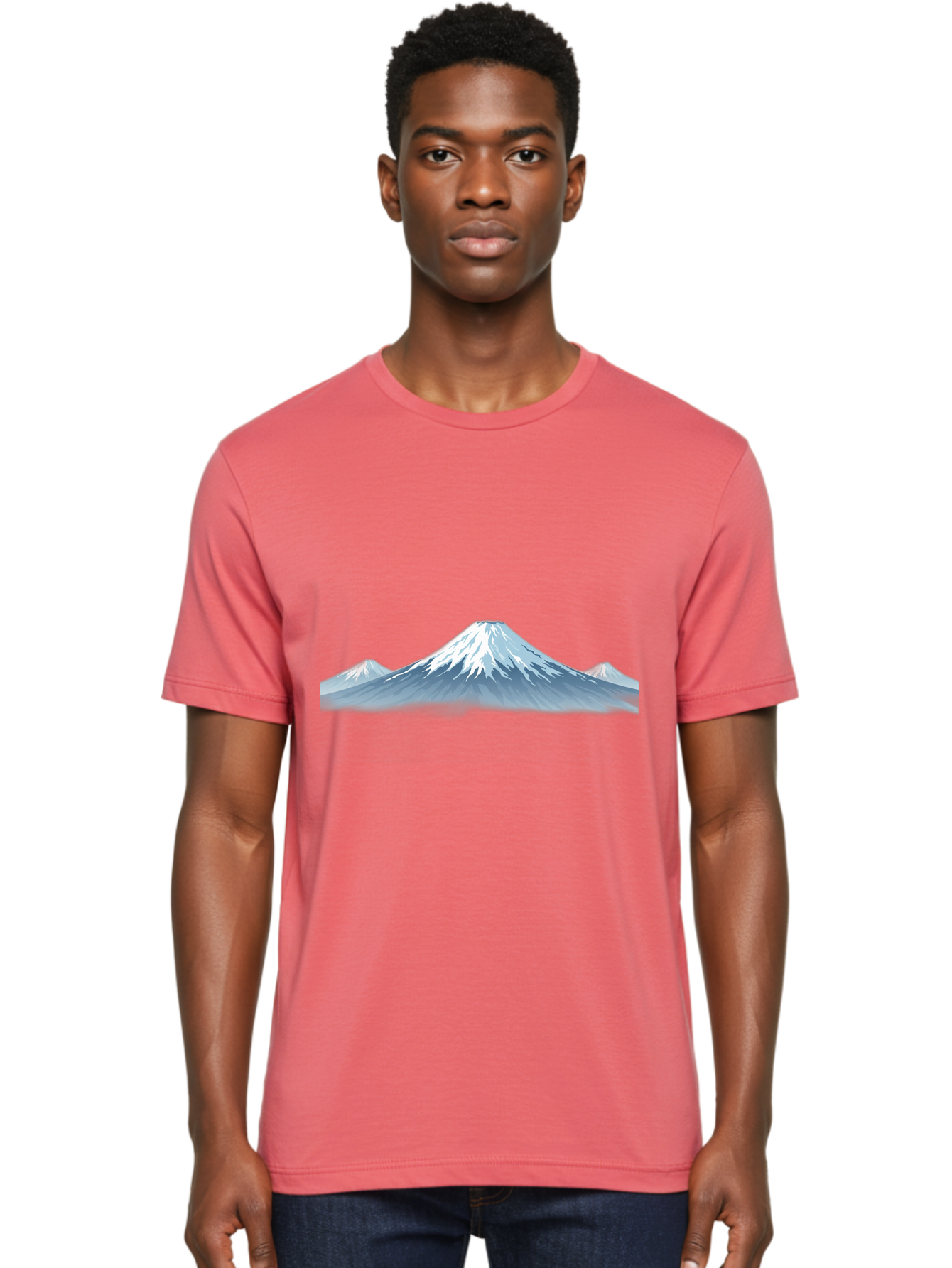 Snowy-Mountain-Range Men'S Graphic Tee, 100% Cotton, Comfortable Casual Summer Wear, Machine Washable, Vintage Camera, Old Camera, Antique Camera, Black Camera, Classic Photography, Photography Equipment, Nostalgic Device, Film Camera, Bah156 25