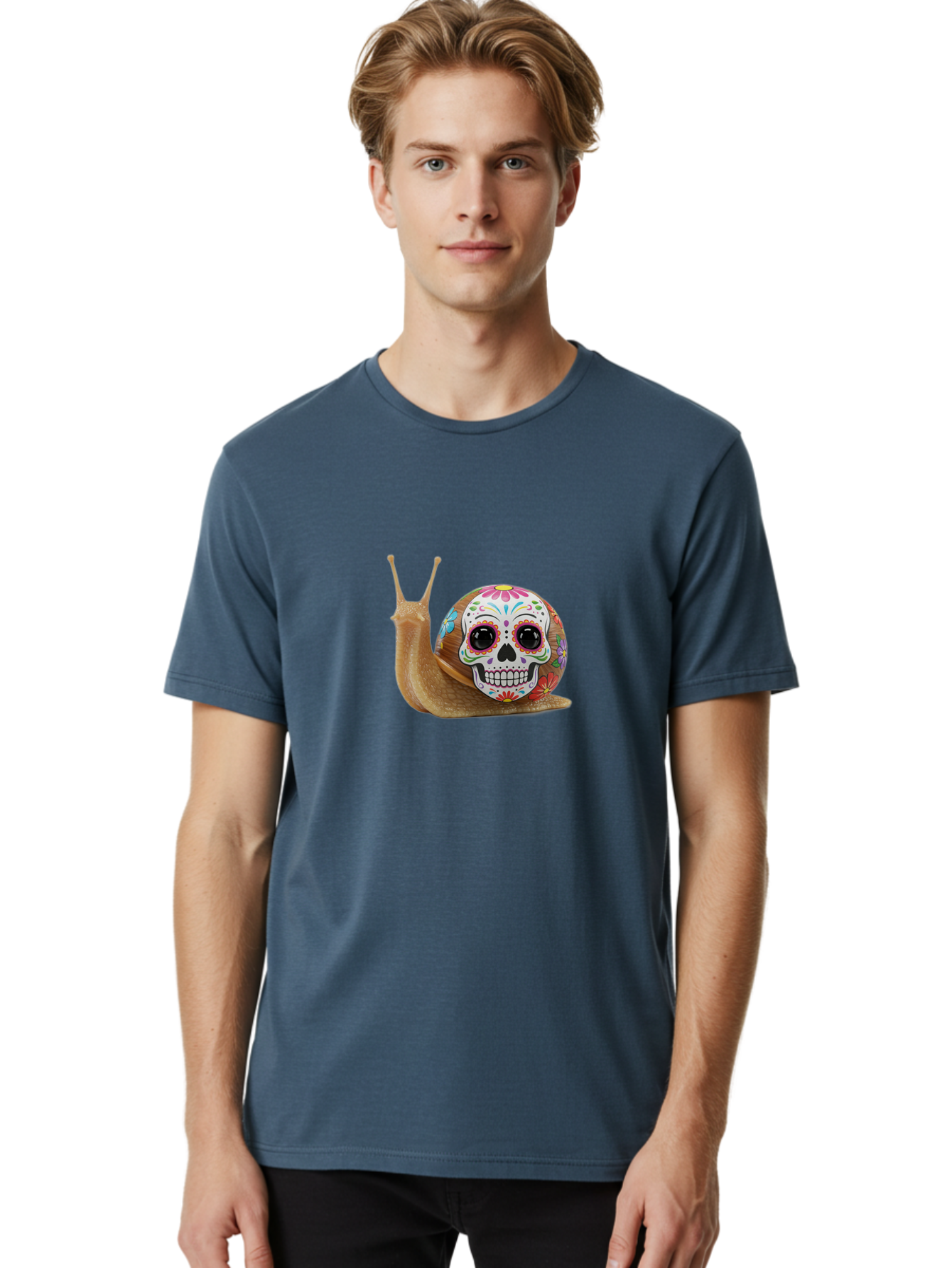Sugar-Skull-Snail Men'S Graphic Tee, 100% Cotton, Comfortable Casual Summer Wear, Machine Washable, Vintage Camera, Old Camera, Antique Camera, Black Camera, Classic Photography, Photography Equipment, Nostalgic Device, Film Camera, Camera Art Bah199 29