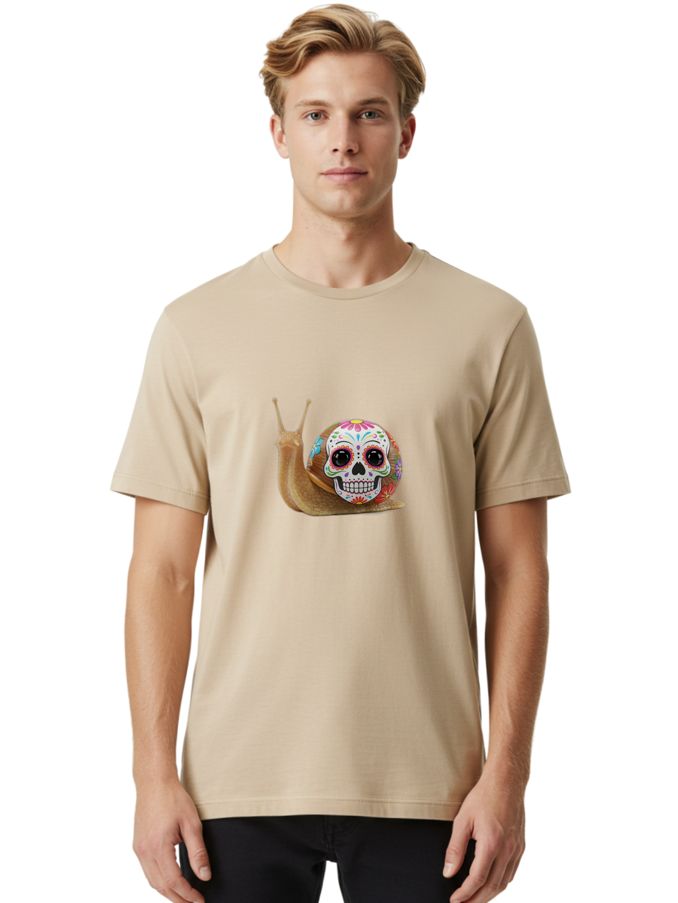 Sugar-Skull-Snail Men'S Graphic Tee, 100% Cotton, Comfortable Casual Summer Wear, Machine Washable, Vintage Camera, Old Camera, Antique Camera, Black Camera, Classic Photography, Photography Equipment, Nostalgic Device, Film Camera, Camera Art Bah199 28