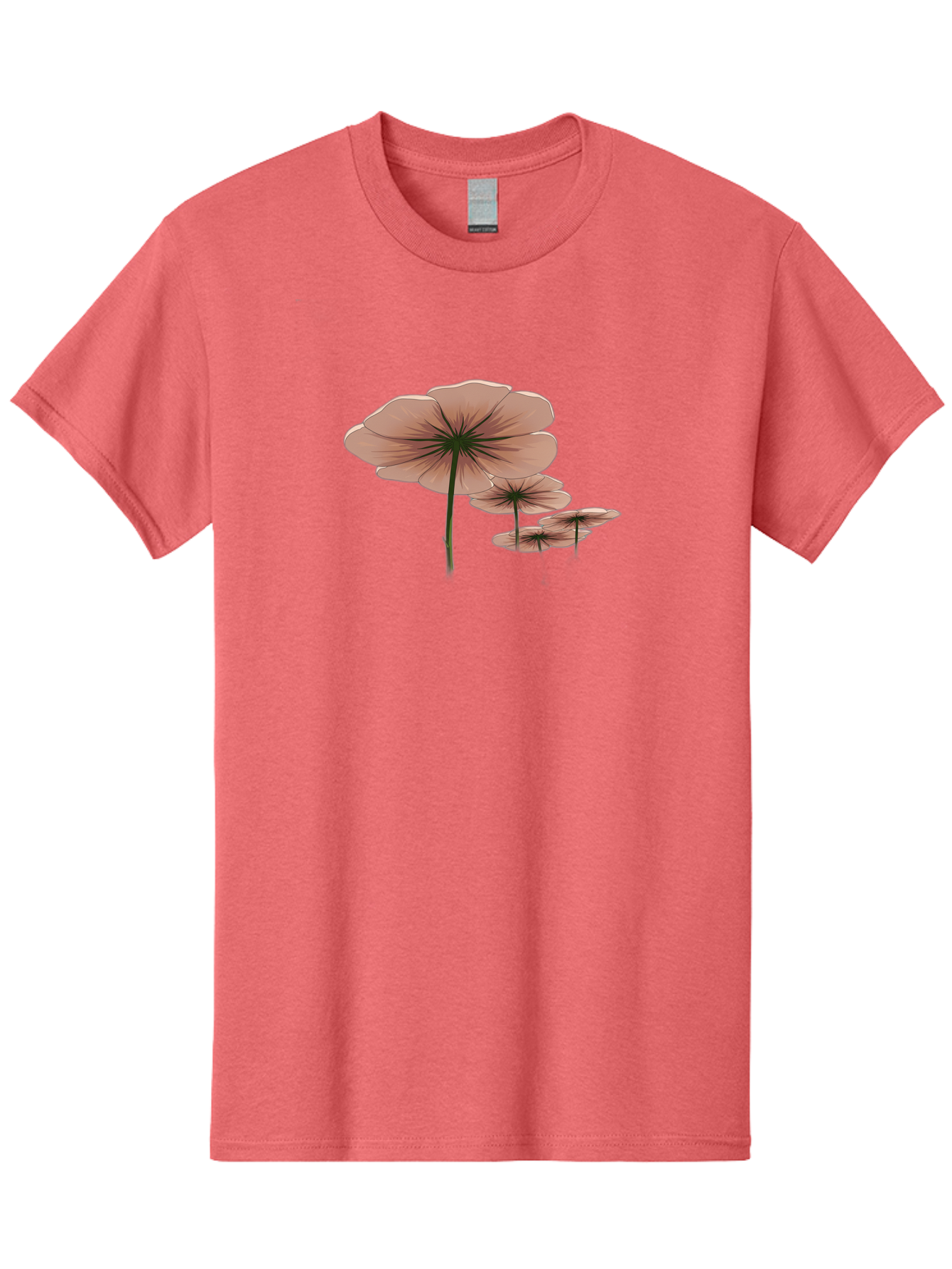 Three-Pink-Flowers Men'S Graphic Tee, 100% Cotton, Comfortable Casual Summer Wear, Machine Washable, Vintage Camera, Old Camera, Antique Camera, Black Camera, Classic Photography, Photography Equipment, Nostalgic Device, Film Camera, Bah253 10