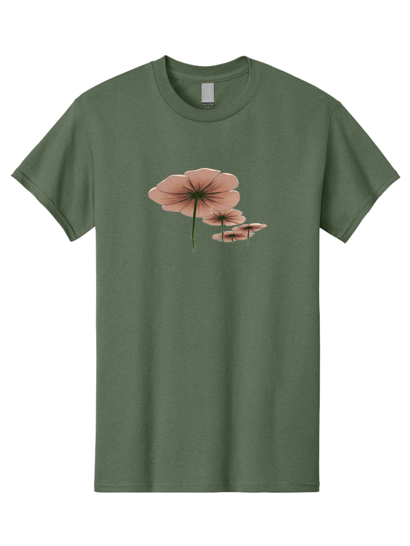 Three-Pink-Flowers Men'S Graphic Tee, 100% Cotton, Comfortable Casual Summer Wear, Machine Washable, Vintage Camera, Old Camera, Antique Camera, Black Camera, Classic Photography, Photography Equipment, Nostalgic Device, Film Camera, Bah253 13