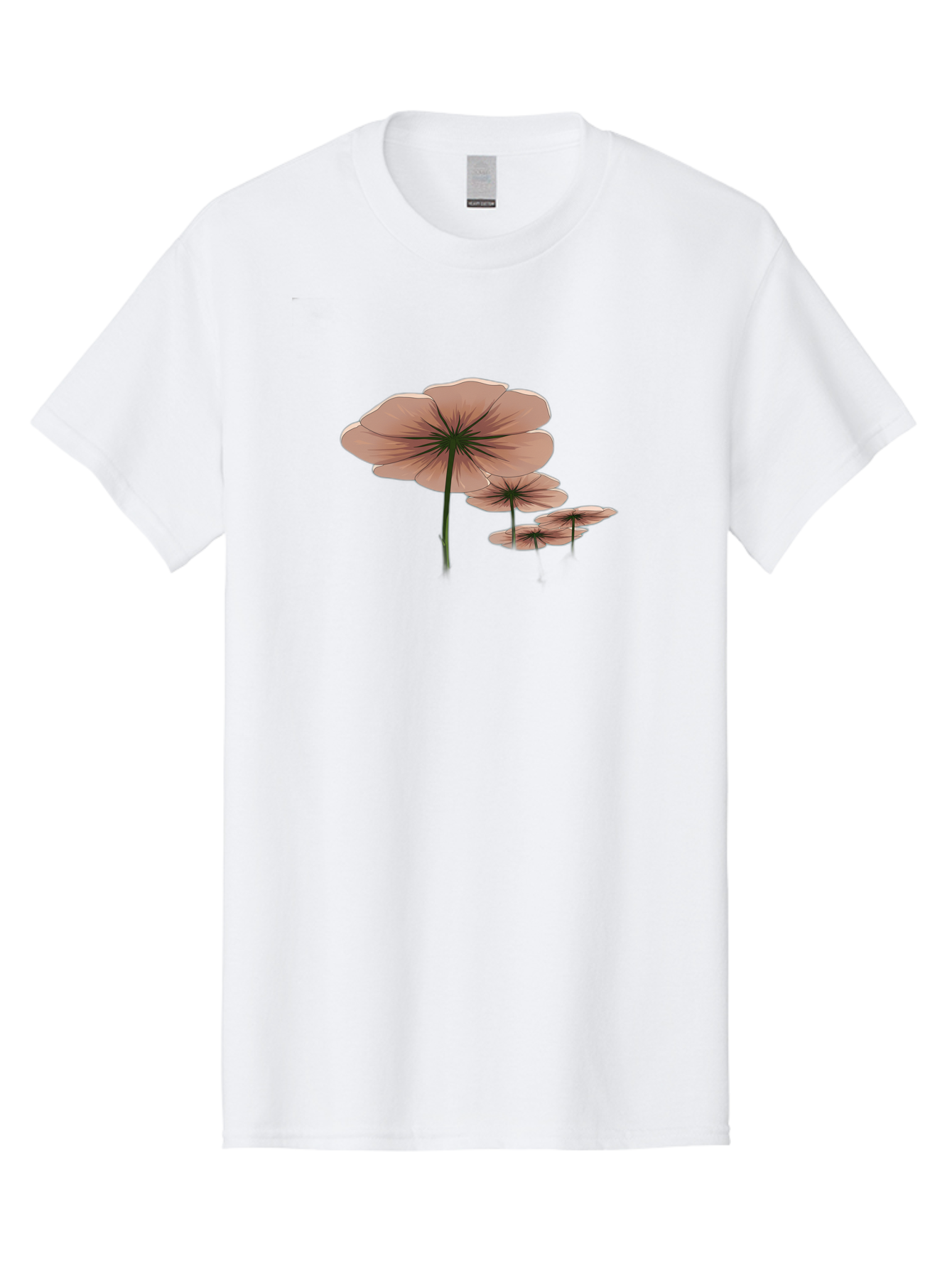 Three-Pink-Flowers Men'S Graphic Tee, 100% Cotton, Comfortable Casual Summer Wear, Machine Washable, Vintage Camera, Old Camera, Antique Camera, Black Camera, Classic Photography, Photography Equipment, Nostalgic Device, Film Camera, Bah253 11