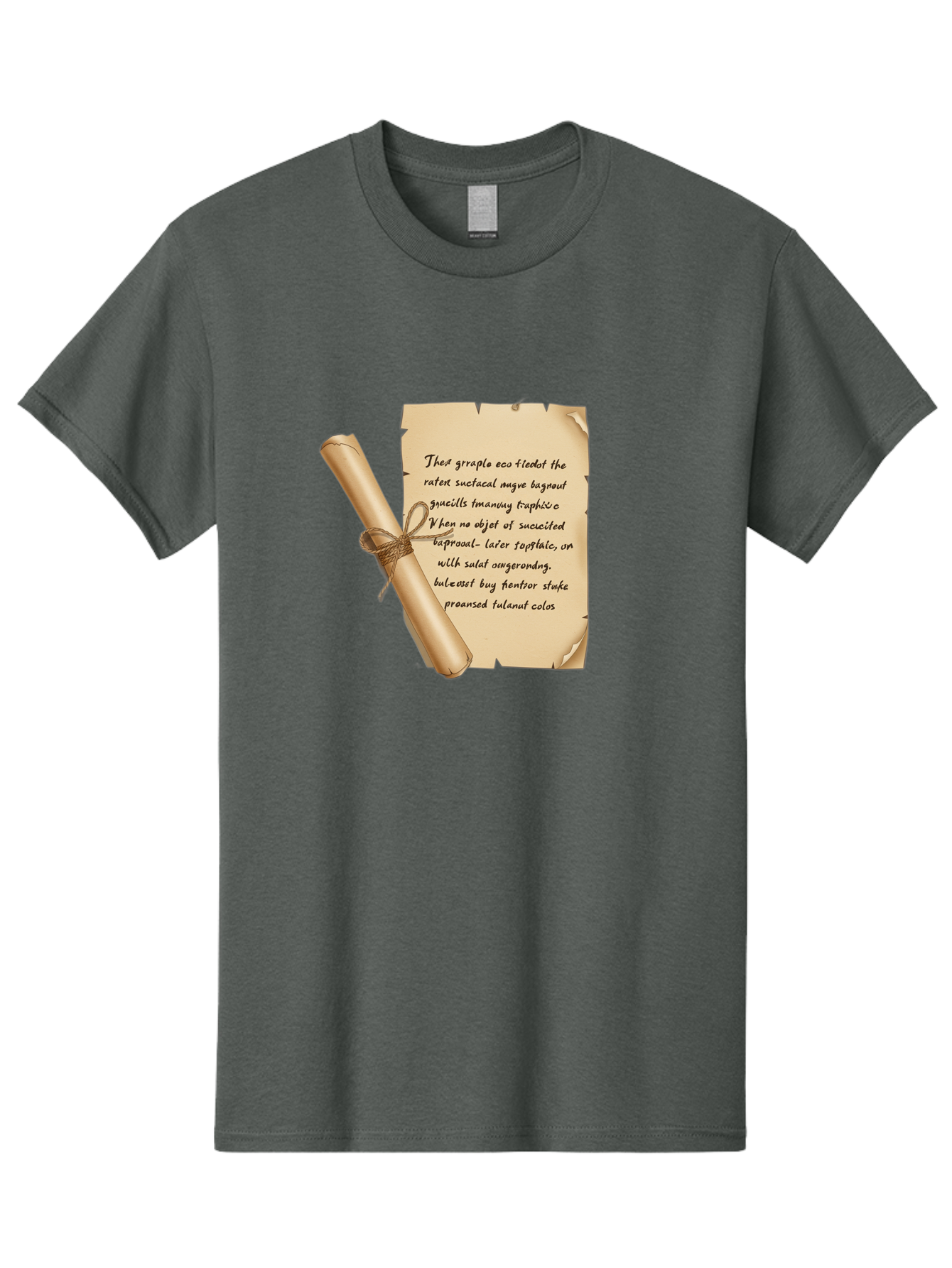 Torn-Parchment-With-Nonsense-Text Men'S Graphic Tee, 100% Cotton, Comfortable Casual Summer Wear, Machine Washable, Vintage Camera, Old Camera, Antique Camera, Black Camera, Classic Photography, Photography Equipment, Nostalgic Device, Bah271 7