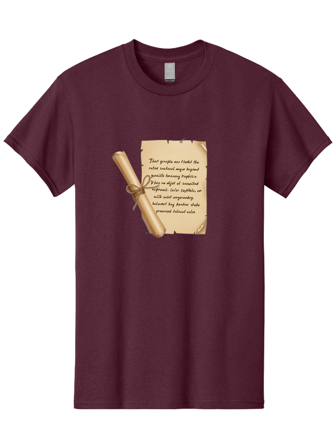 Torn-Parchment-With-Nonsense-Text Men'S Graphic Tee, 100% Cotton, Comfortable Casual Summer Wear, Machine Washable, Vintage Camera, Old Camera, Antique Camera, Black Camera, Classic Photography, Photography Equipment, Nostalgic Device, Bah271 3