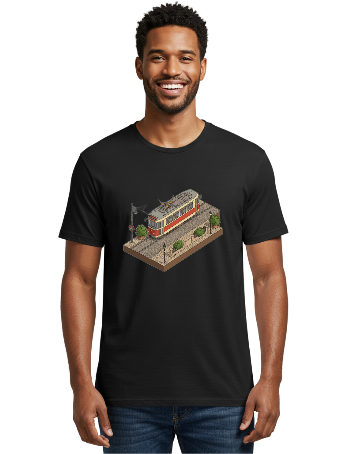 Tram Men'S Graphic Tee, 100% Cotton, Comfortable Casual Summer Wear, Machine Washable, Vintage Camera, Old Camera, Antique Camera, Black Camera, Classic Photography, Photography Equipment, Nostalgic Device, Film Camera, Camera Art Bah282 27