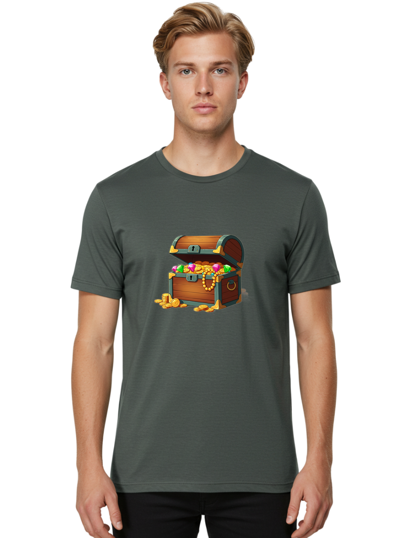 Treasure-Chest Men'S Graphic Tee, 100% Cotton, Comfortable Casual Summer Wear, Machine Washable, Vintage Camera, Old Camera, Antique Camera, Black Camera, Classic Photography, Photography Equipment, Nostalgic Device, Film Camera, Camera Art Bah284 21