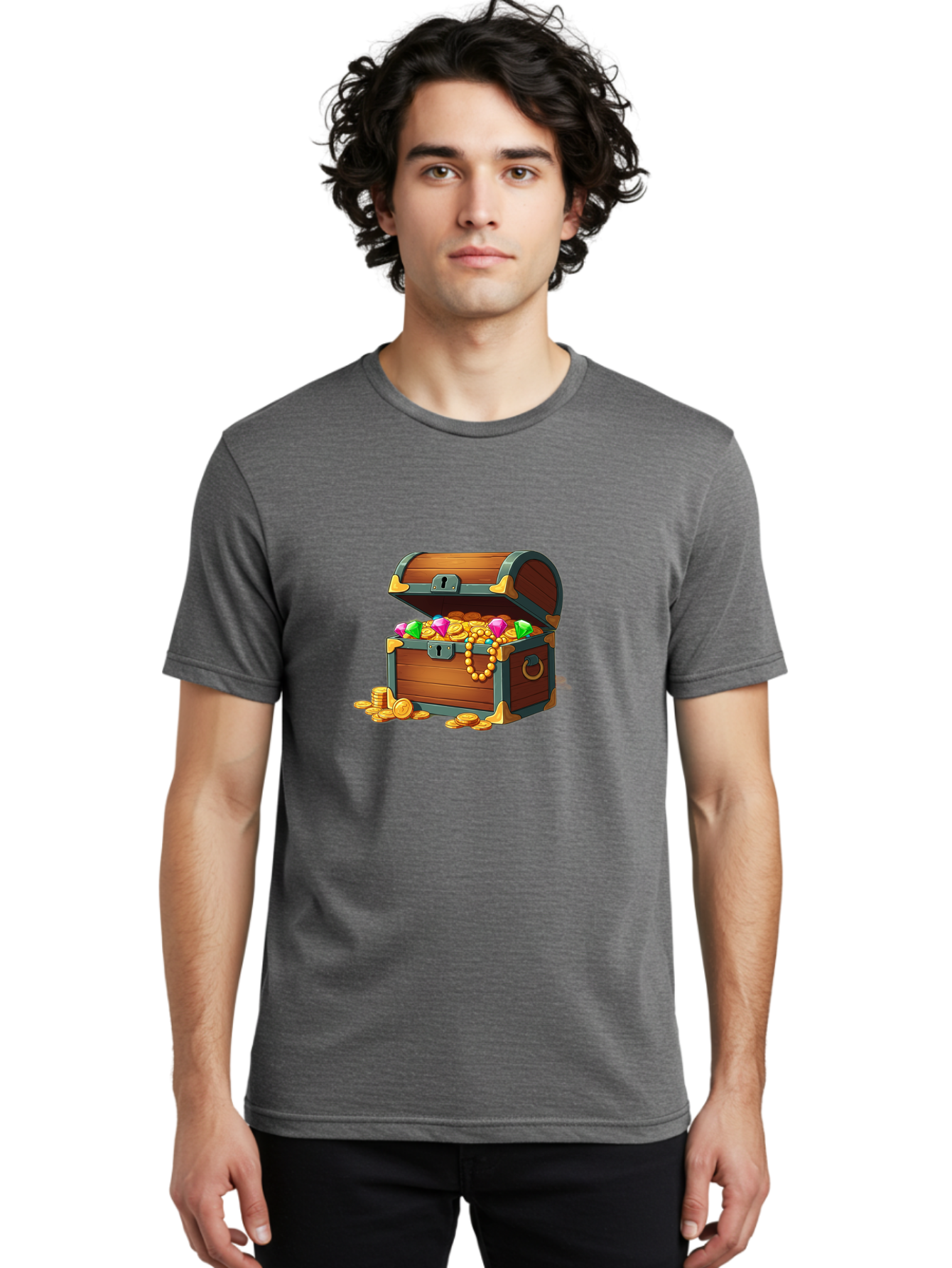 Treasure-Chest Men'S Graphic Tee, 100% Cotton, Comfortable Casual Summer Wear, Machine Washable, Vintage Camera, Old Camera, Antique Camera, Black Camera, Classic Photography, Photography Equipment, Nostalgic Device, Film Camera, Camera Art Bah284 25