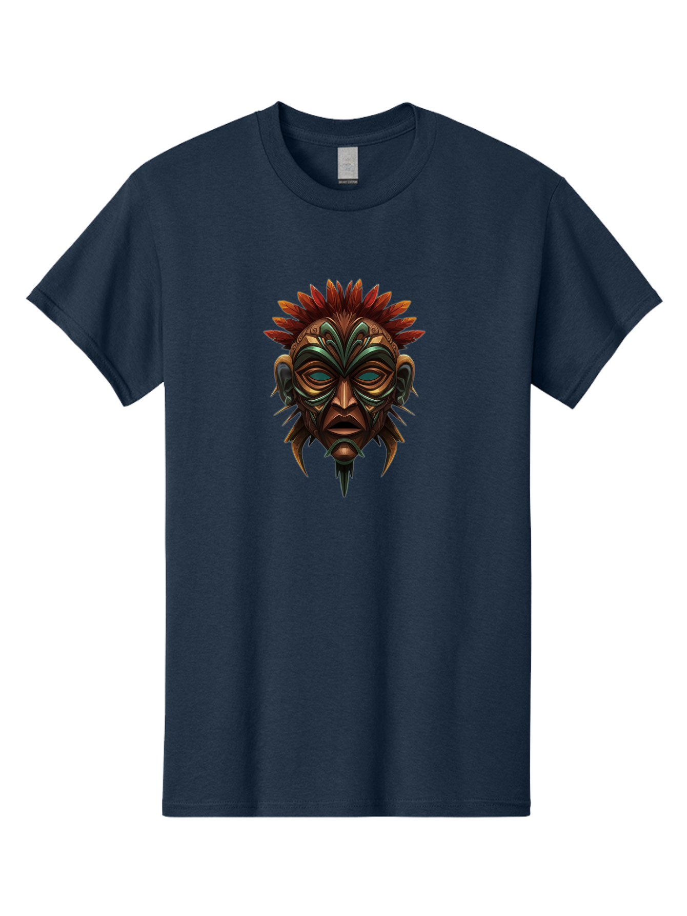 Tribal-Mask Men'S Graphic Tee, 100% Cotton, Comfortable Casual Summer Wear, Machine Washable, Vintage Camera, Old Camera, Antique Camera, Black Camera, Classic Photography, Photography Equipment, Nostalgic Device, Film Camera, Camera Art Bah288 3