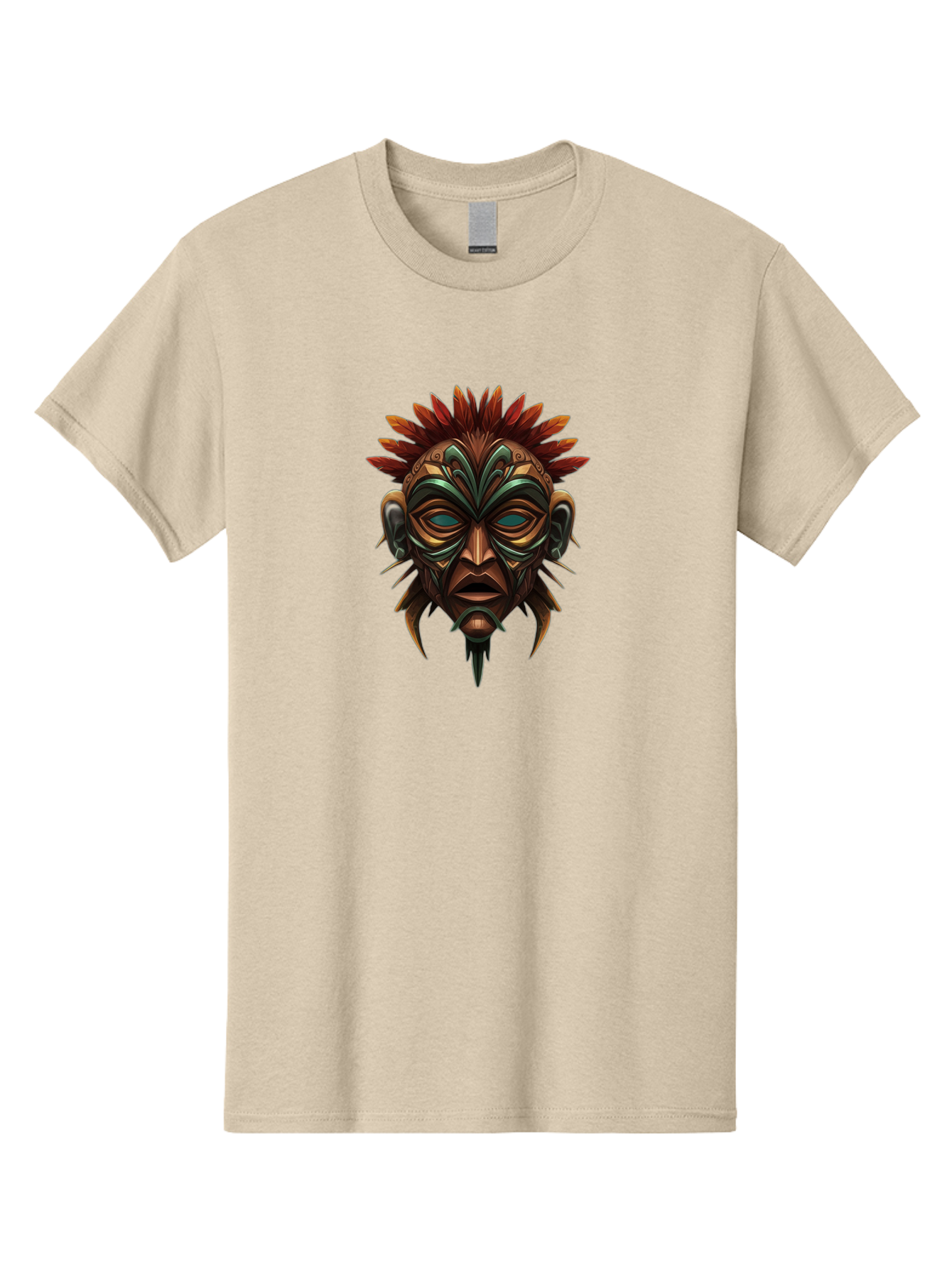 Tribal-Mask Men'S Graphic Tee, 100% Cotton, Comfortable Casual Summer Wear, Machine Washable, Vintage Camera, Old Camera, Antique Camera, Black Camera, Classic Photography, Photography Equipment, Nostalgic Device, Film Camera, Camera Art Bah288 8
