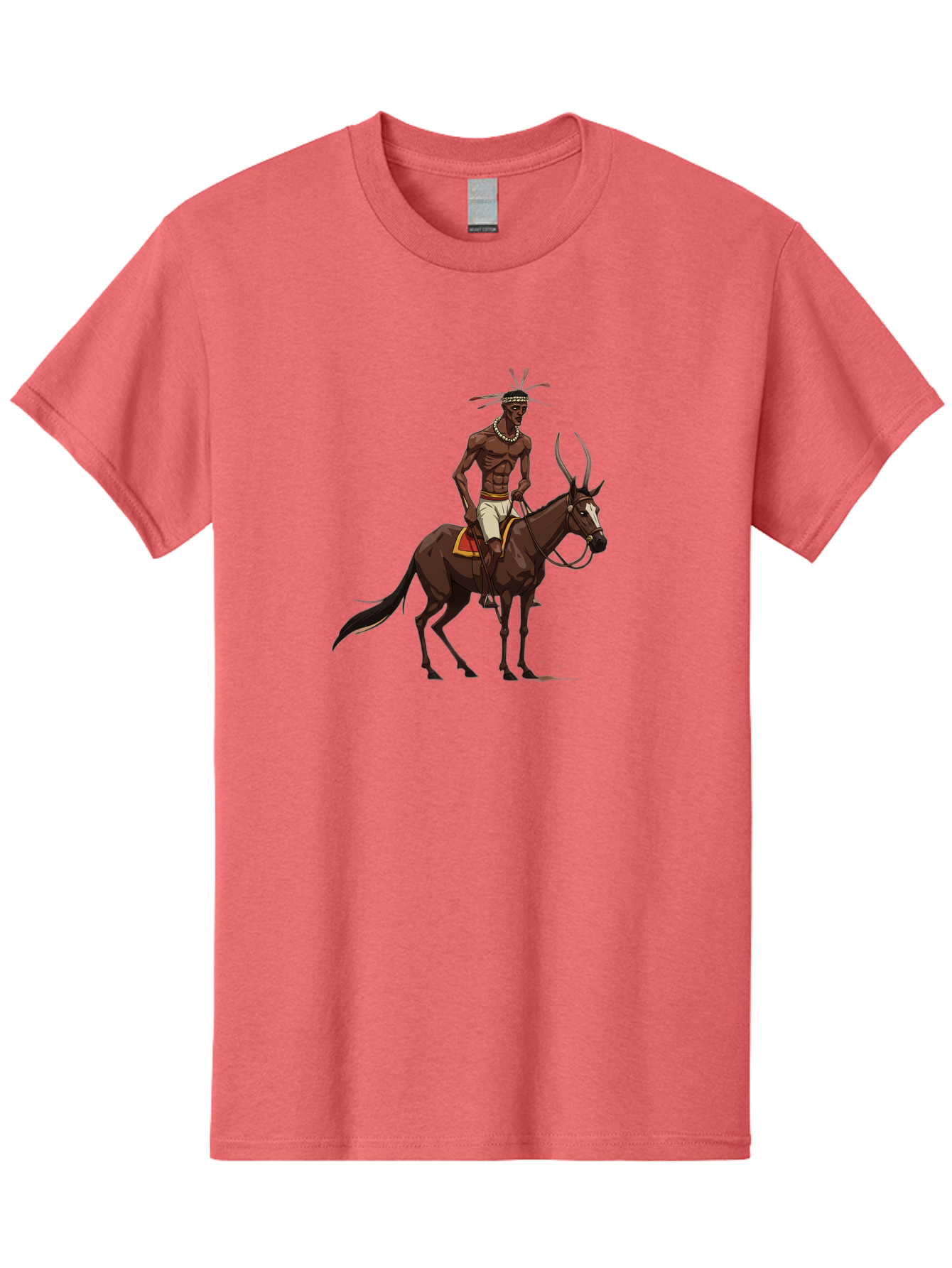 Tribal-Warrior-On-Horse Men'S Graphic Tee, 100% Cotton, Comfortable Casual Summer Wear, Machine Washable, Vintage Camera, Old Camera, Antique Camera, Black Camera, Classic Photography, Photography Equipment, Nostalgic Device, Film Camera, Bah290 13