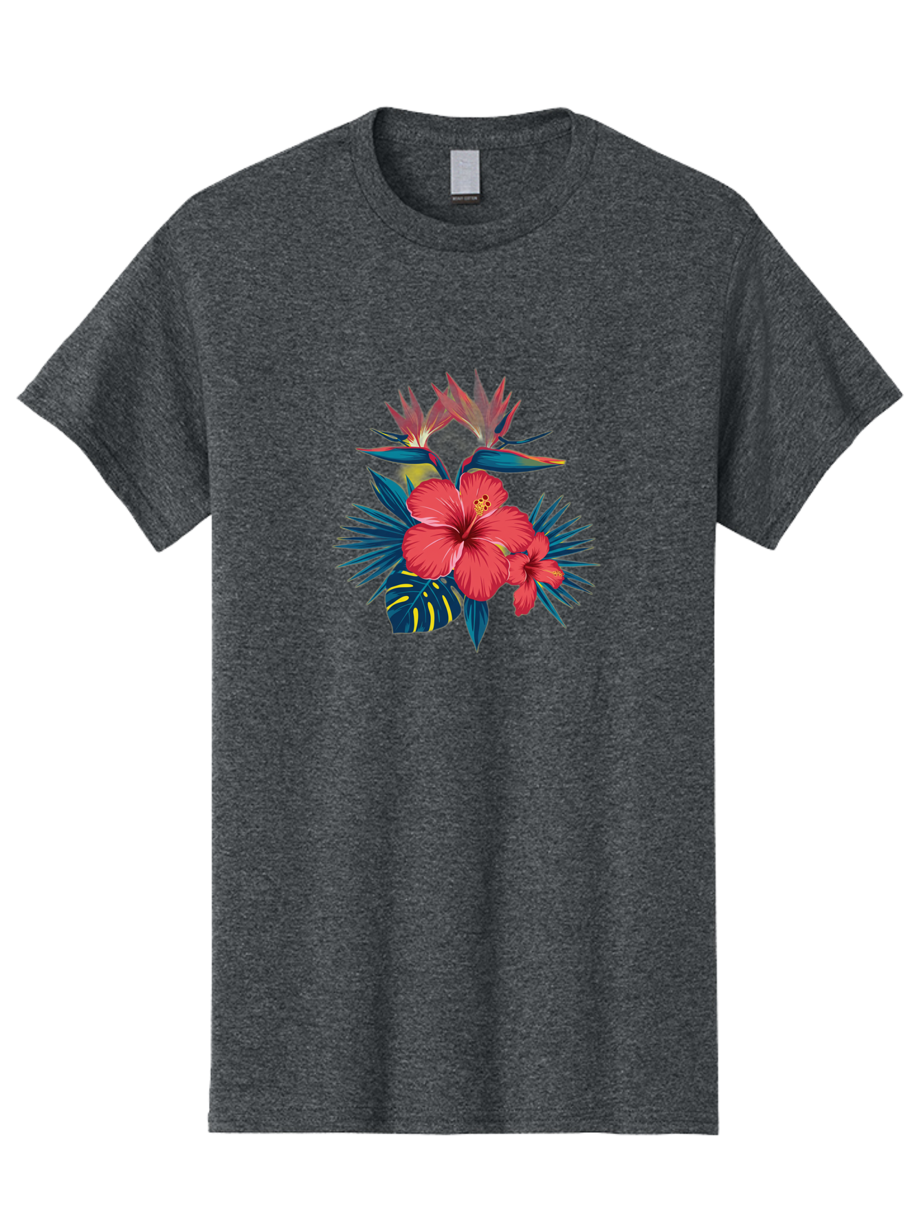 Tropical-Hibiscus Men'S Graphic Tee, 100% Cotton, Comfortable Casual Summer Wear, Machine Washable, Vintage Camera, Old Camera, Antique Camera, Black Camera, Classic Photography, Photography Equipment, Nostalgic Device, Film Camera, Camera Art Bah292 12