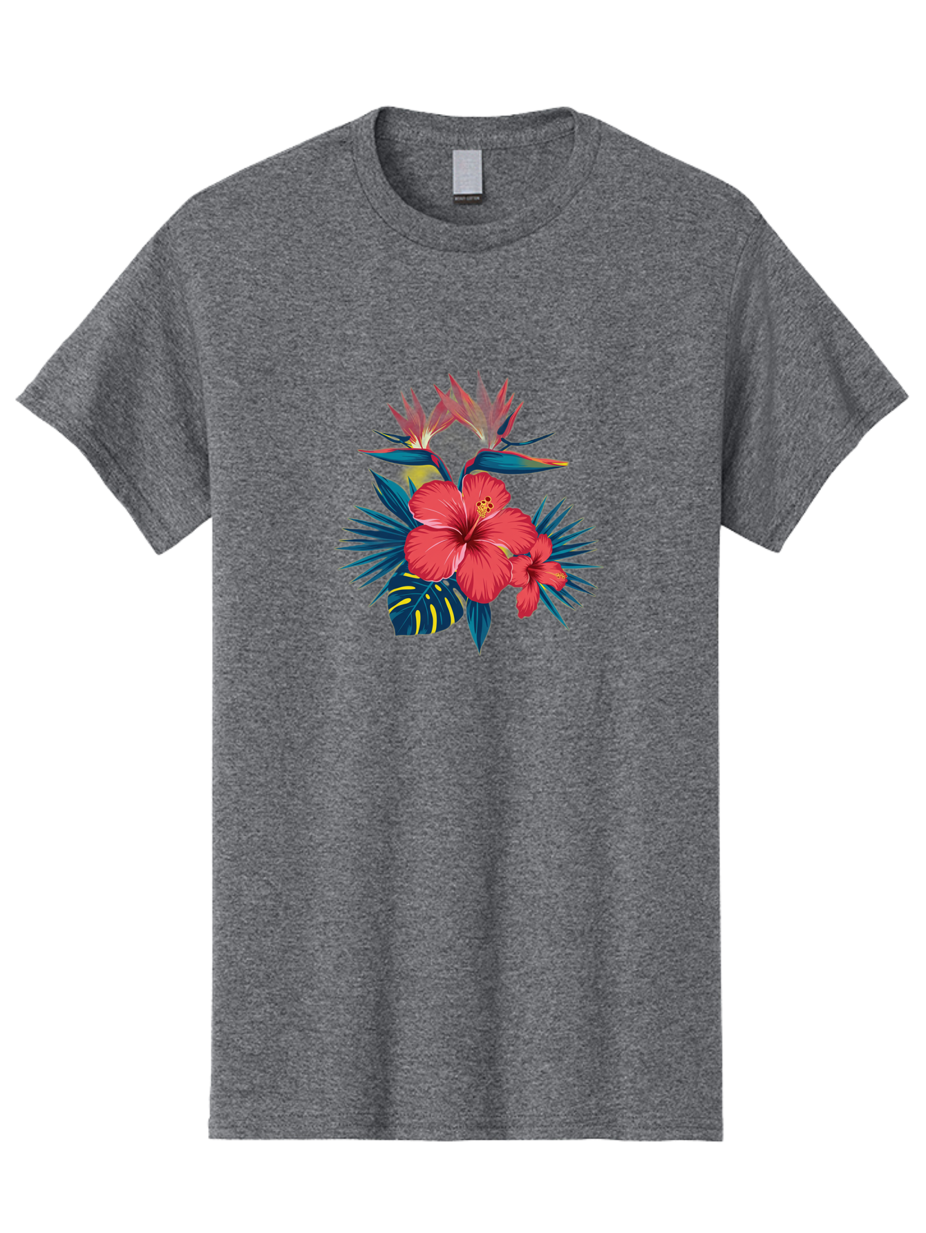 Tropical-Hibiscus Men'S Graphic Tee, 100% Cotton, Comfortable Casual Summer Wear, Machine Washable, Vintage Camera, Old Camera, Antique Camera, Black Camera, Classic Photography, Photography Equipment, Nostalgic Device, Film Camera, Camera Art Bah292 13