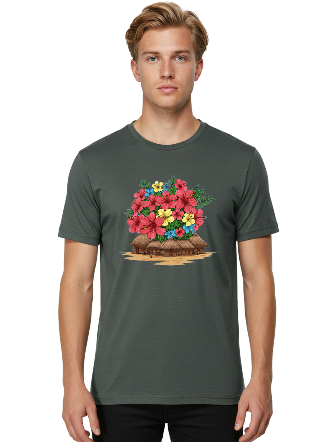 Tropical-Huts Men'S Graphic Tee, 100% Cotton, Comfortable Casual Summer Wear, Machine Washable, Vintage Camera, Old Camera, Antique Camera, Black Camera, Classic Photography, Photography Equipment, Nostalgic Device, Film Camera, Camera Art Bah293 22