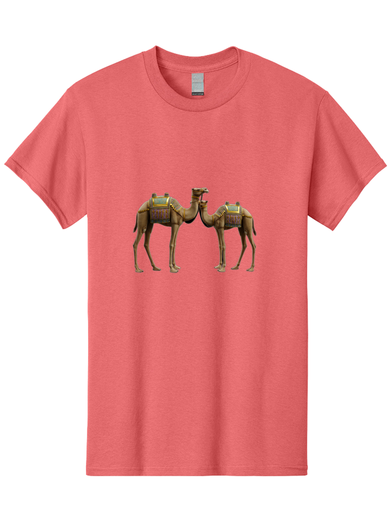 Two-Camels-1 Men'S Graphic Tee, 100% Cotton, Comfortable Casual Summer Wear, Machine Washable, Vintage Camera, Old Camera, Antique Camera, Black Camera, Classic Photography, Photography Equipment, Nostalgic Device, Film Camera, Camera Art Bah300 6