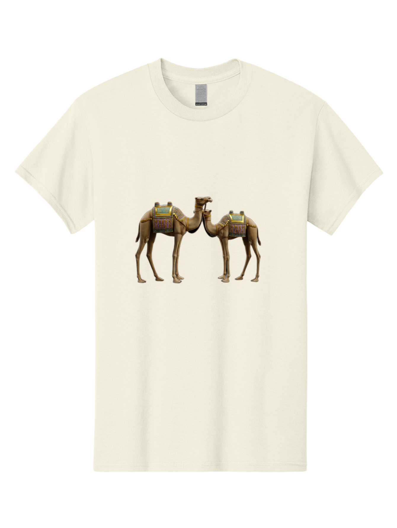 Two-Camels-1 Men'S Graphic Tee, 100% Cotton, Comfortable Casual Summer Wear, Machine Washable, Vintage Camera, Old Camera, Antique Camera, Black Camera, Classic Photography, Photography Equipment, Nostalgic Device, Film Camera, Camera Art Bah300 15
